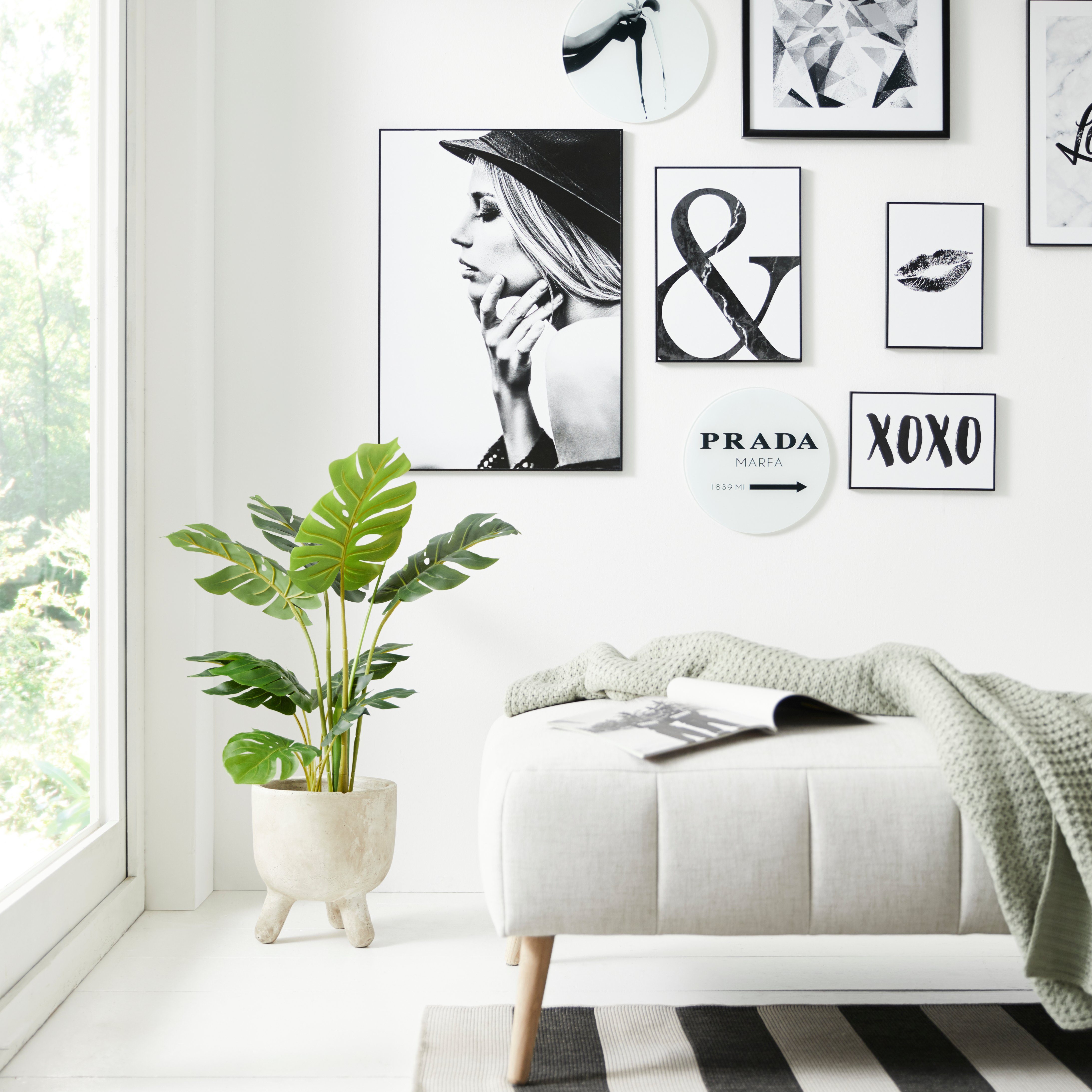 andas Slaapbank Lucy met losse rolkussens