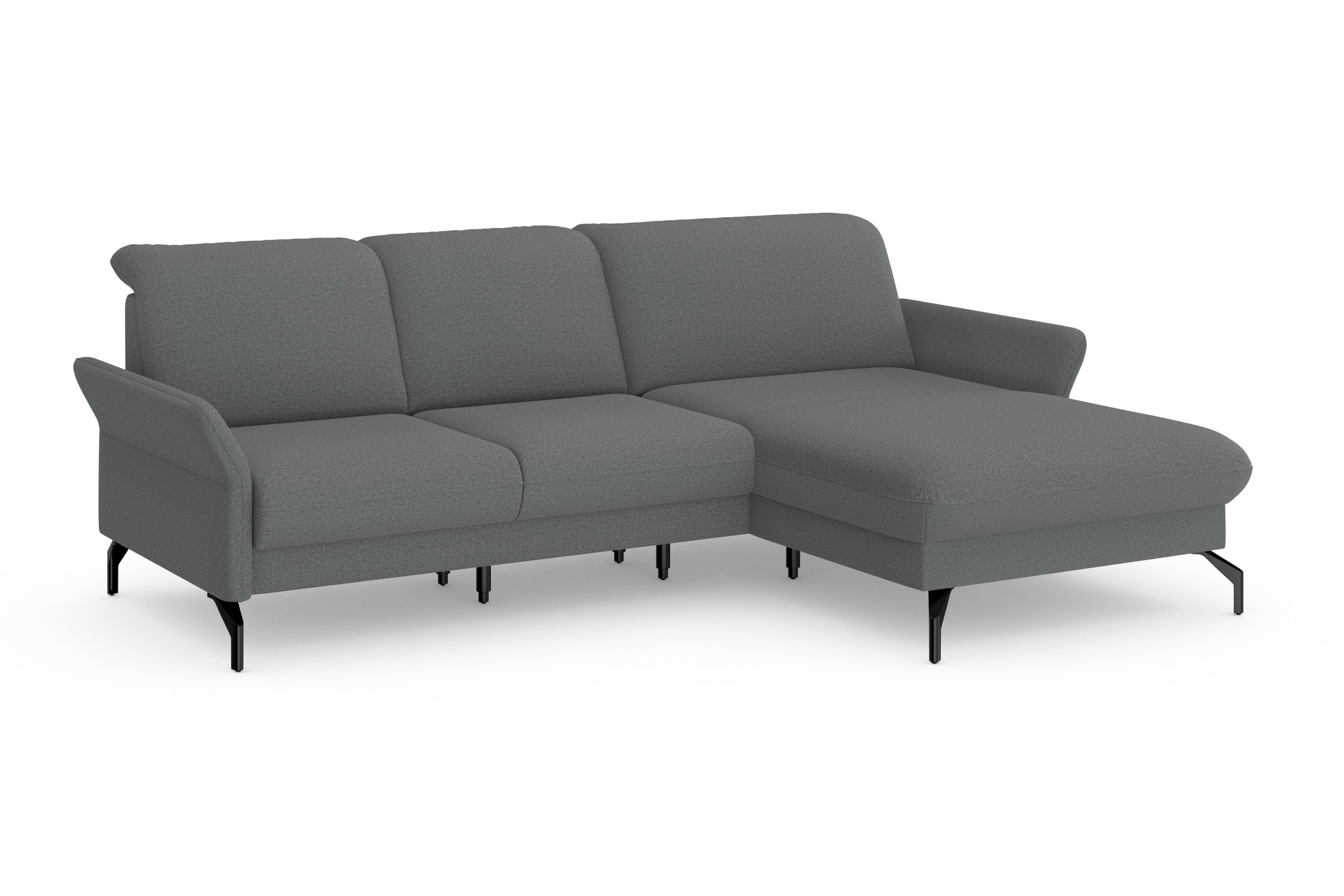 sit&more Hoekbank Fashion L-vorm naar keuze met verstelbare hoofdsteun en uittrekzitting, motorisch