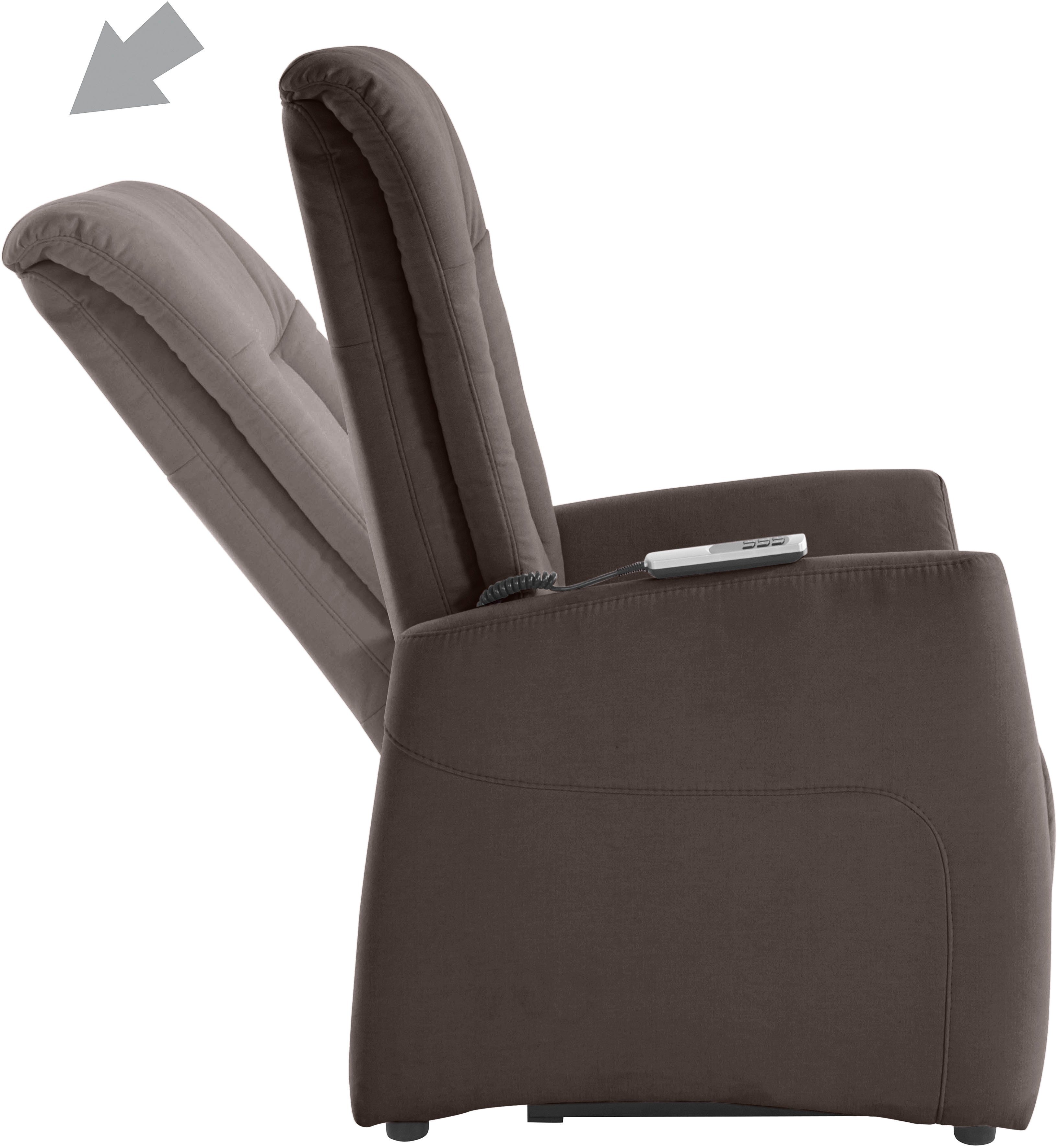 sit&more Relaxfauteuil MELISSA naar keuze elektrisch of handmatig verstelbaar, optioneel opstahulp