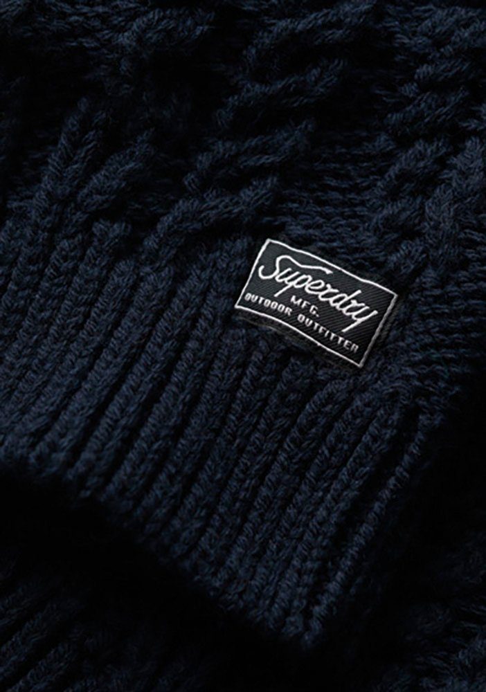 Superdry Gebreide trui VINTAGE HIGH NECK CABLE KNIT