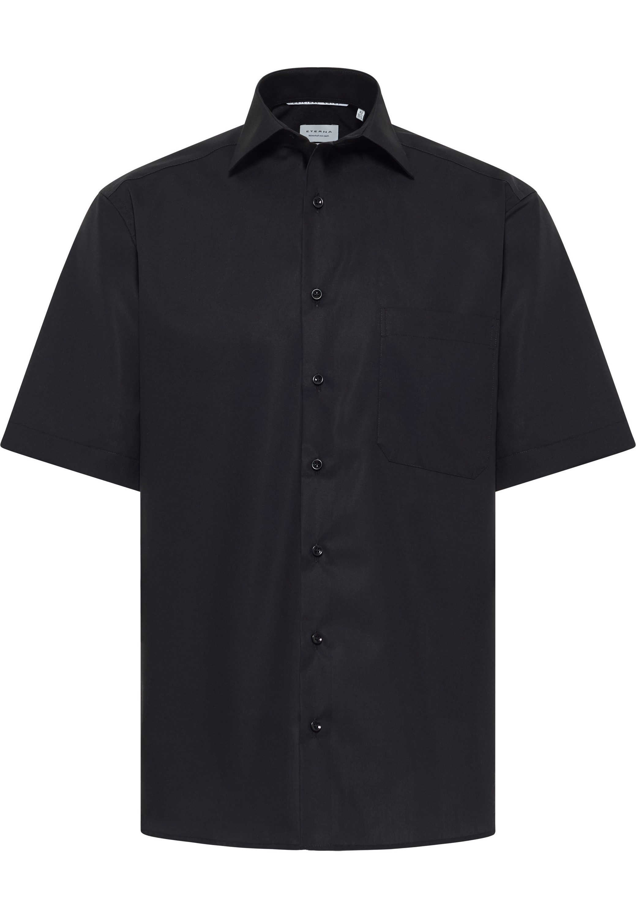 Eterna Overhemd met korte mouwen Comfort fit NON IRON (strijkvrij)