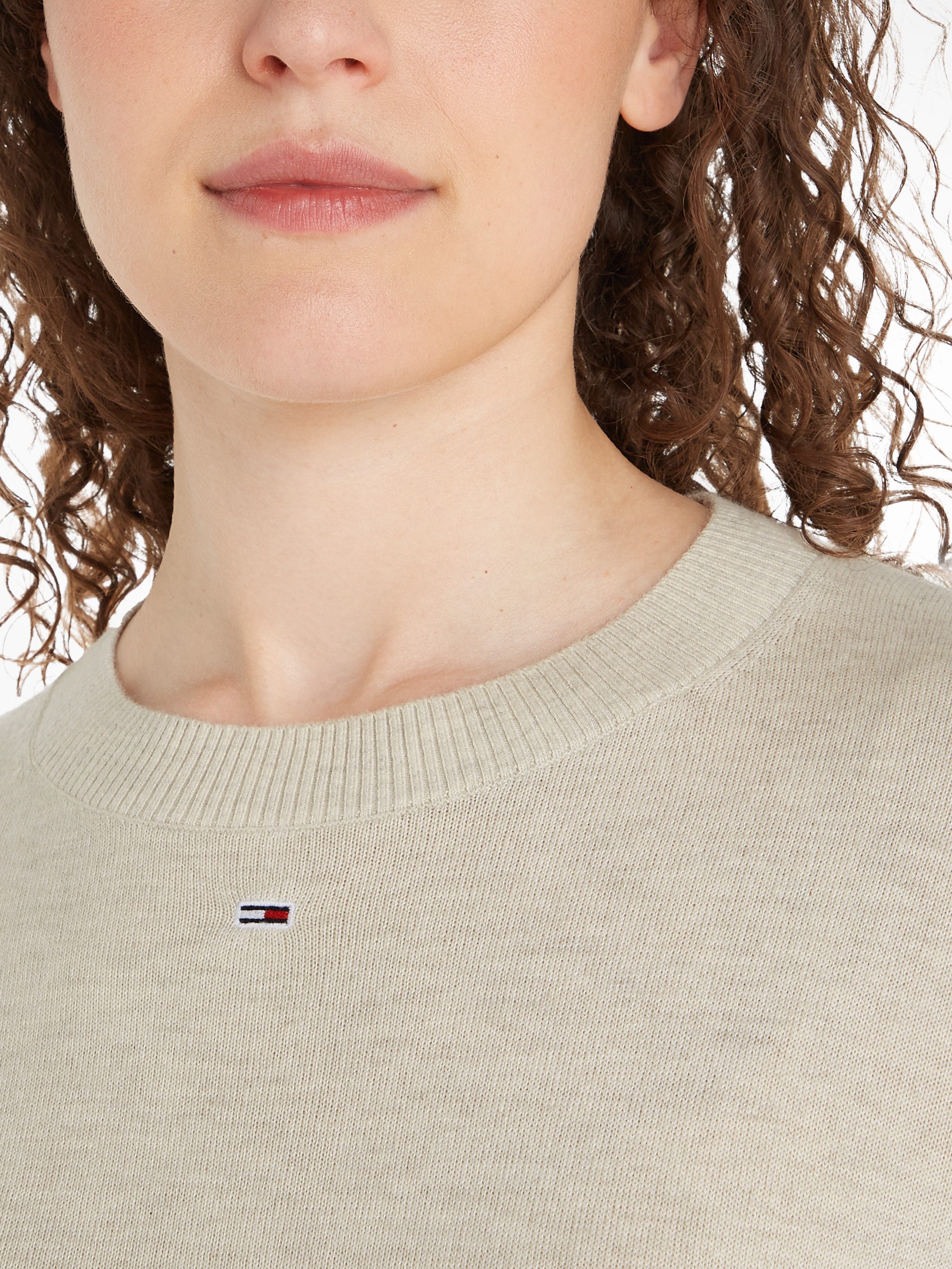 TOMMY JEANS Gebreide trui TJW ESSENTIAL CREW NECK SWEATER