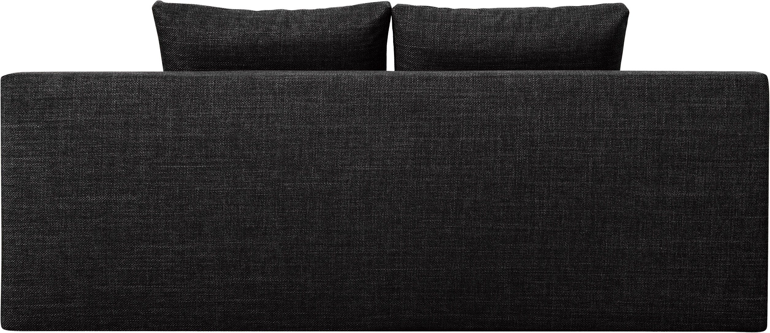 COLLECTION AB Slaapbank Tania met bedfunctie en bedlade comfortabele zitcomfort: veren-kern bekleding, inclusief rugkussen