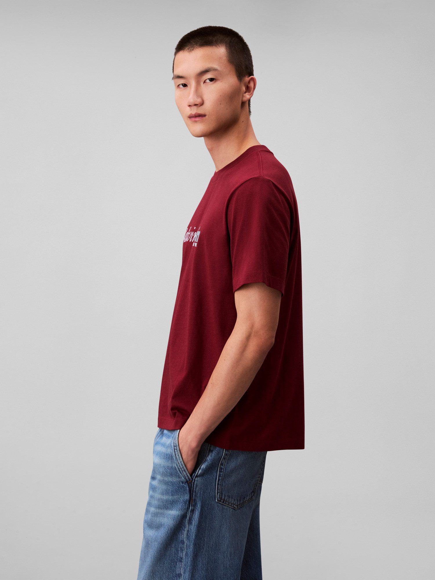 Calvin Klein T-shirt SS 20S EU CALVIN CURSIVE GRAPHIC