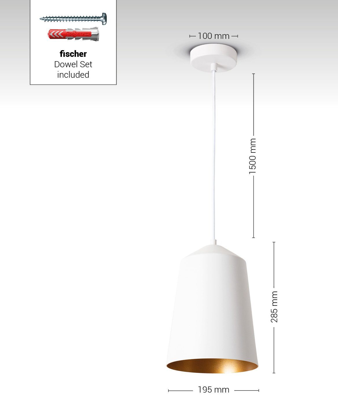 Paco Home Plafondlamp Jackson Woonkamer aluminium poedercoating industrieel ontwerp E27