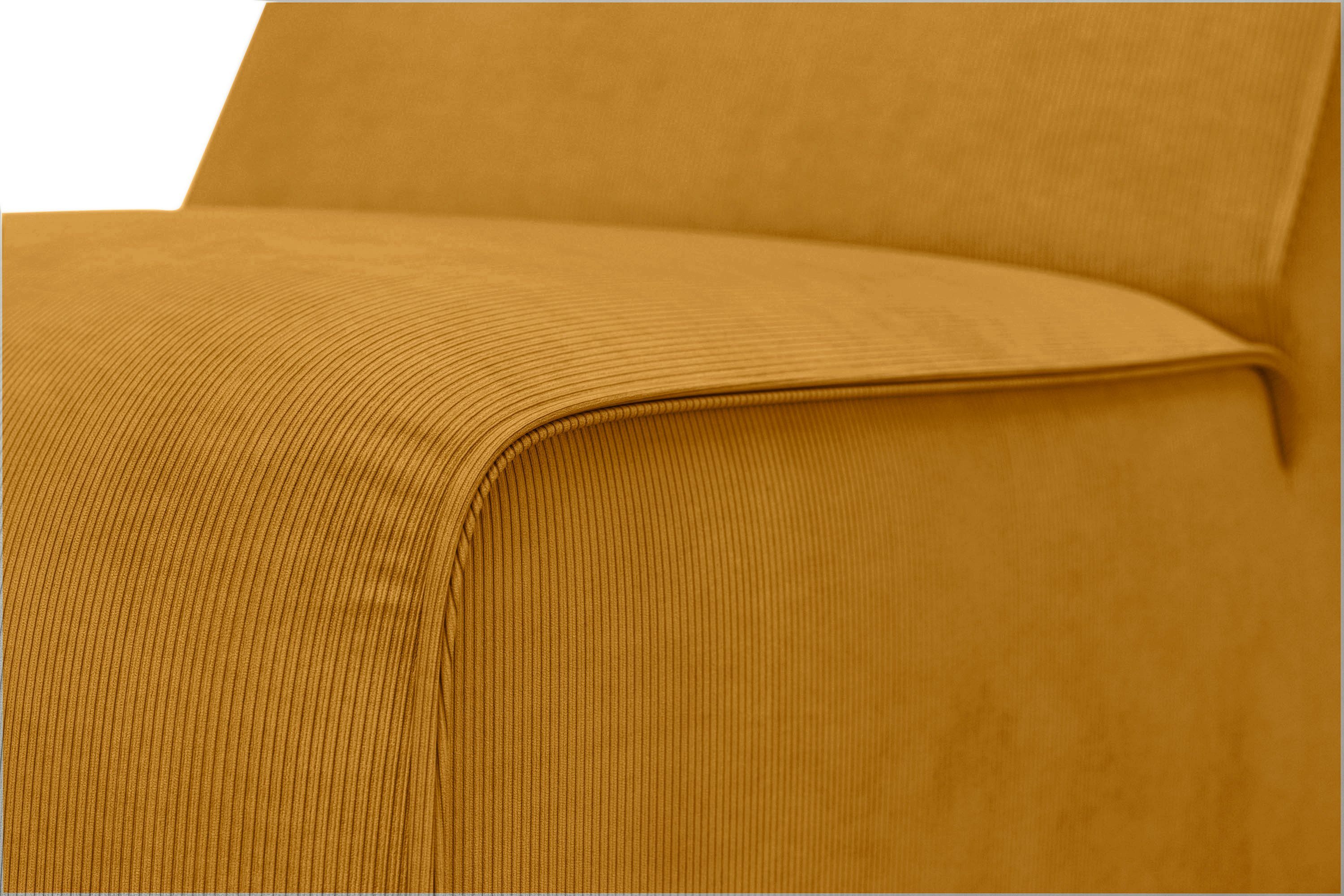 RAUM.ID Fauteuil Merid sofa-middenelement, afmetingen B/D/H: 84/97/46 cm als module of apart te gebruiken, voor individuele samenstelling