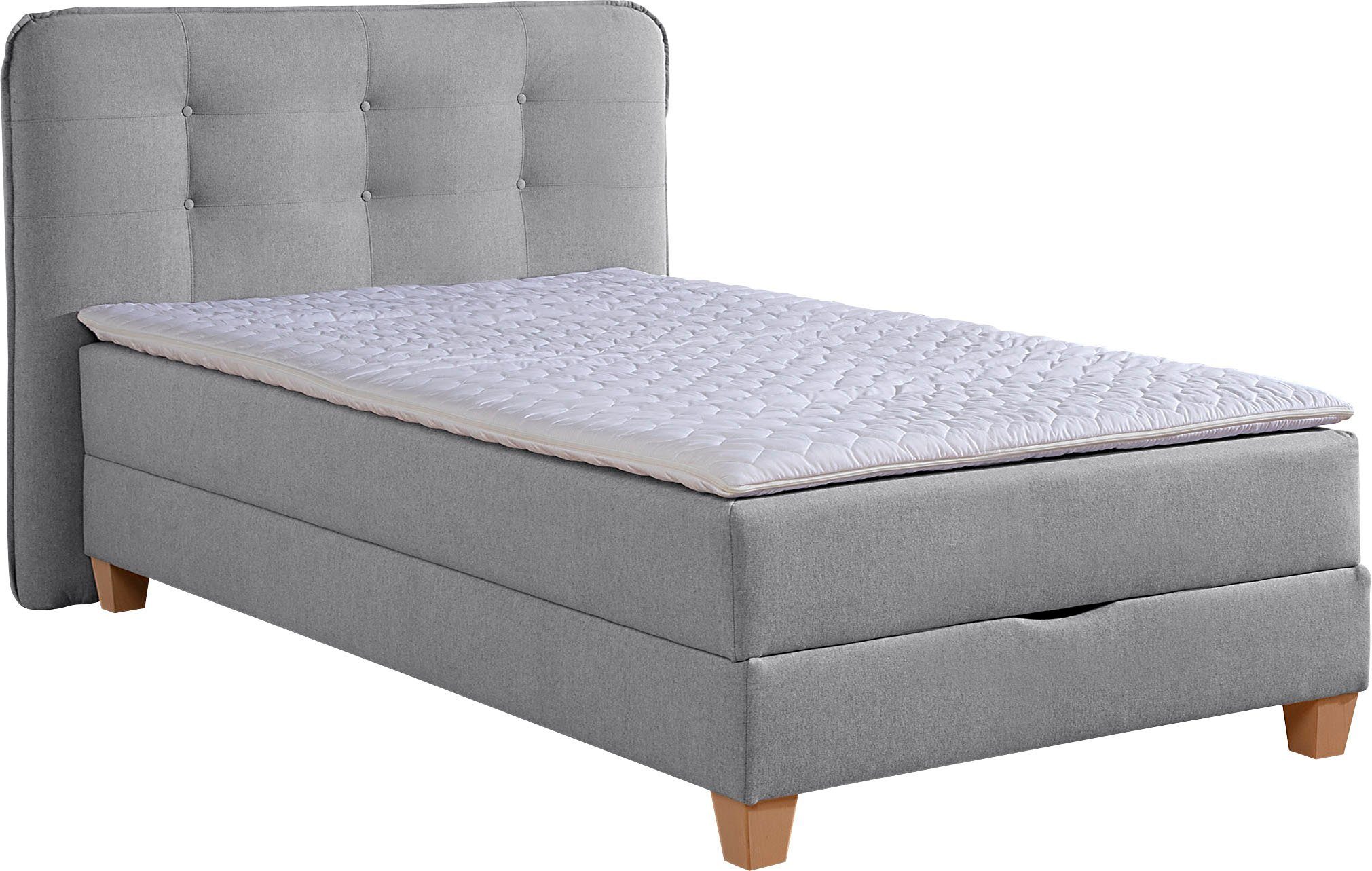 Home affaire Boxspring inclusief topmatras van koudschuim en bedkist