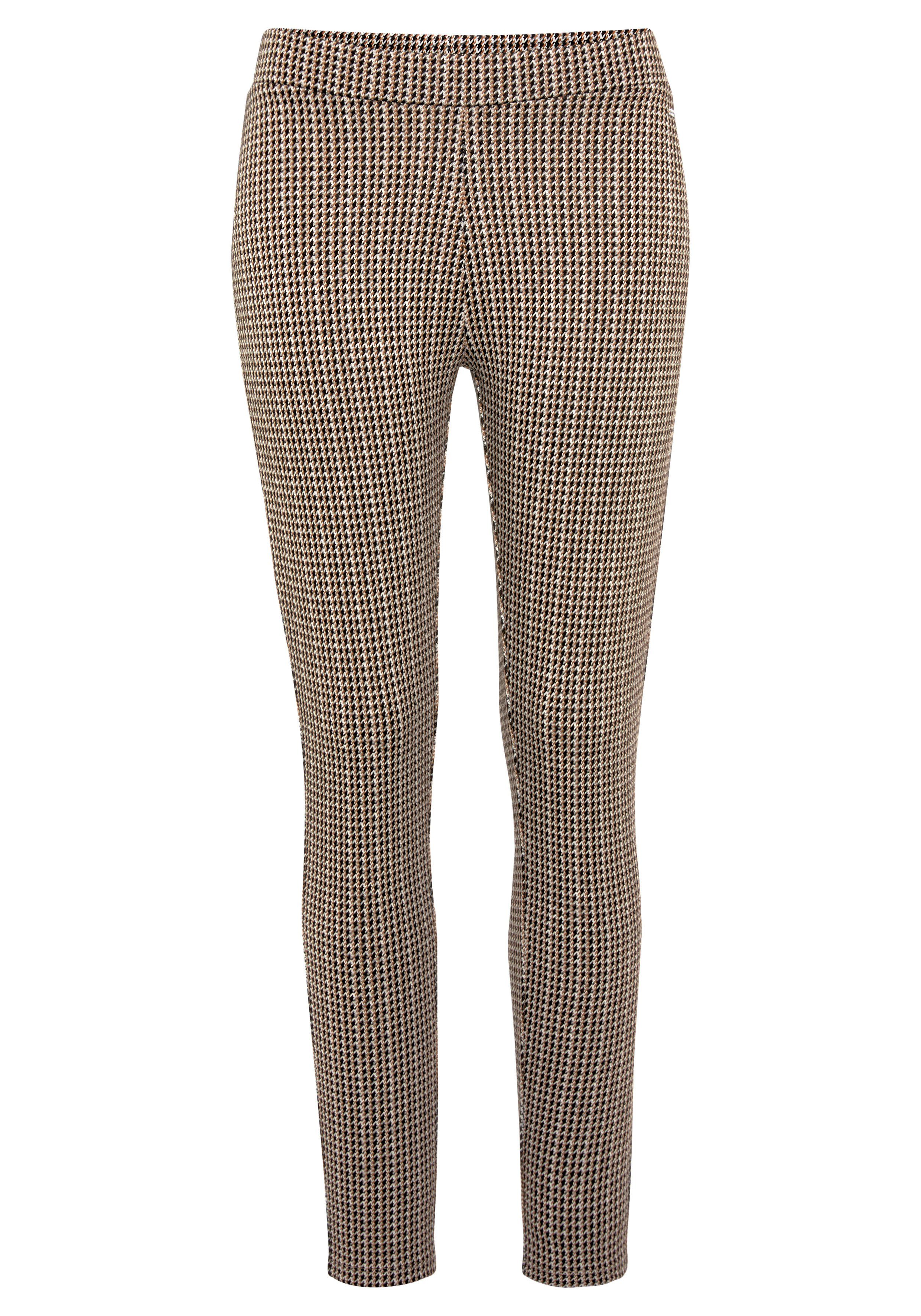 Lascana Legging met ingestrikt allover ontwerp