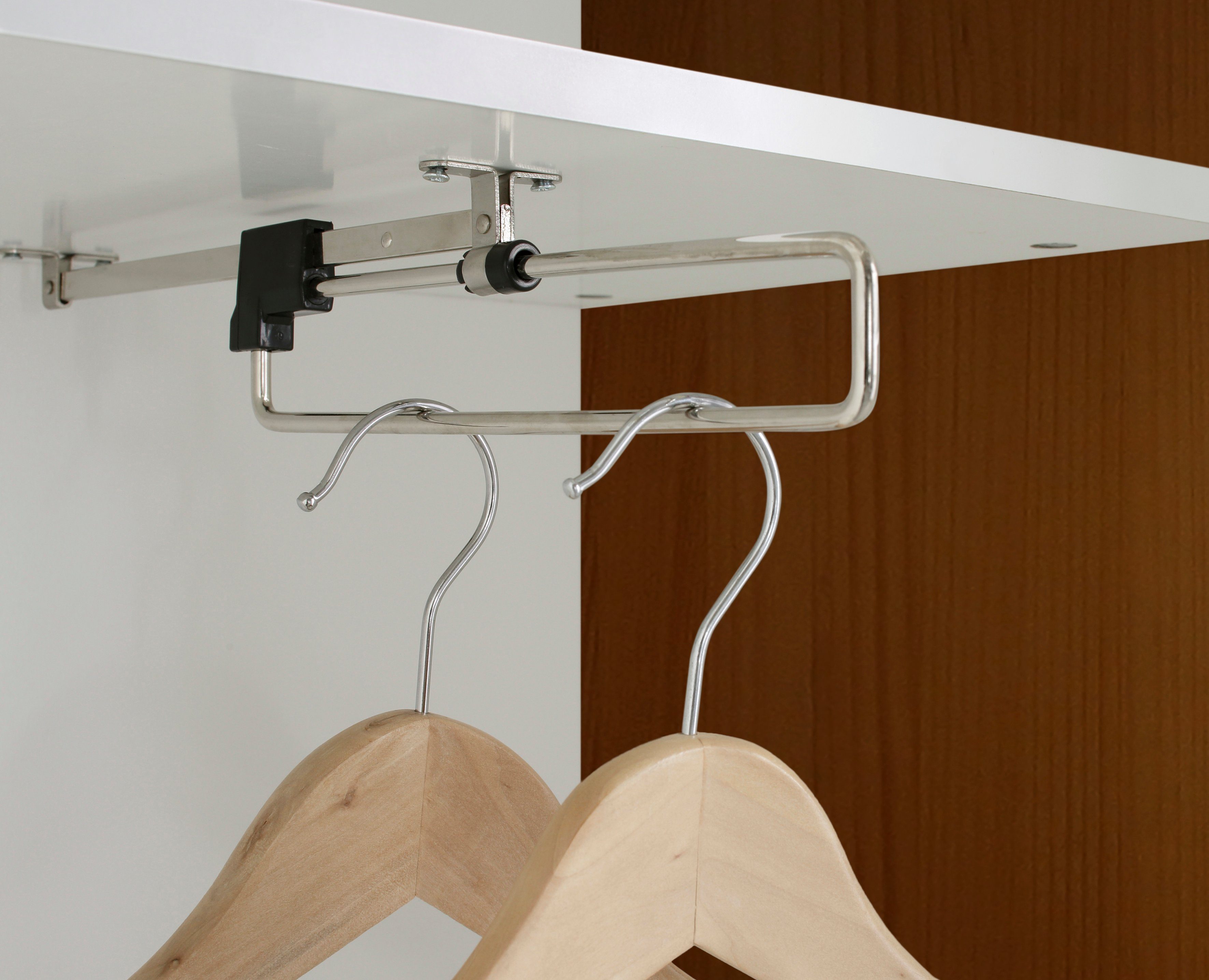 Home affaire Kledingkast Nekso met spiegel, breedte 114 cm, van mdf of massief hout, fsc®