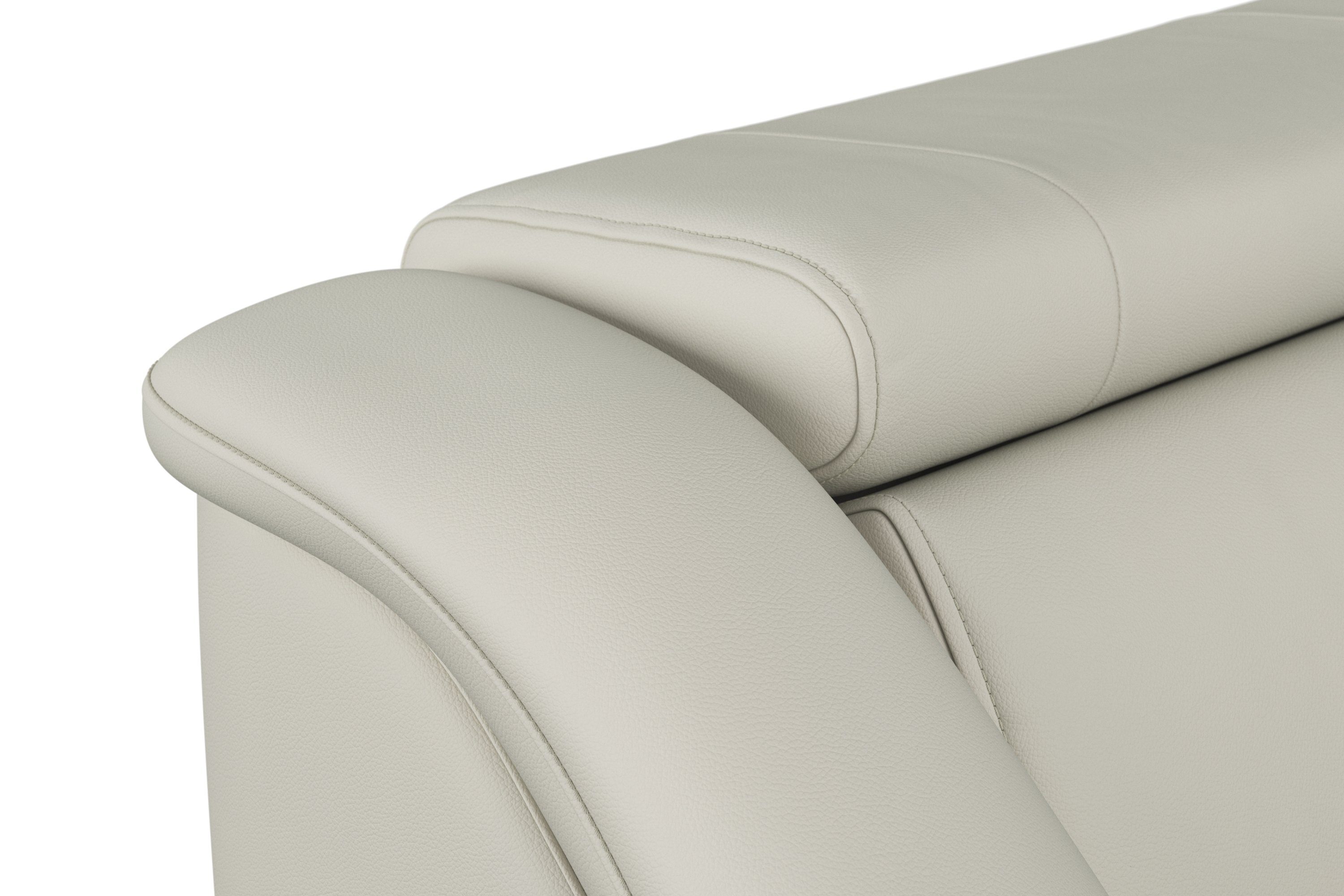 sit&more Hoekbank Freetown L-vorm met verstelbare hoofdsteun en comfortabele binnenvering