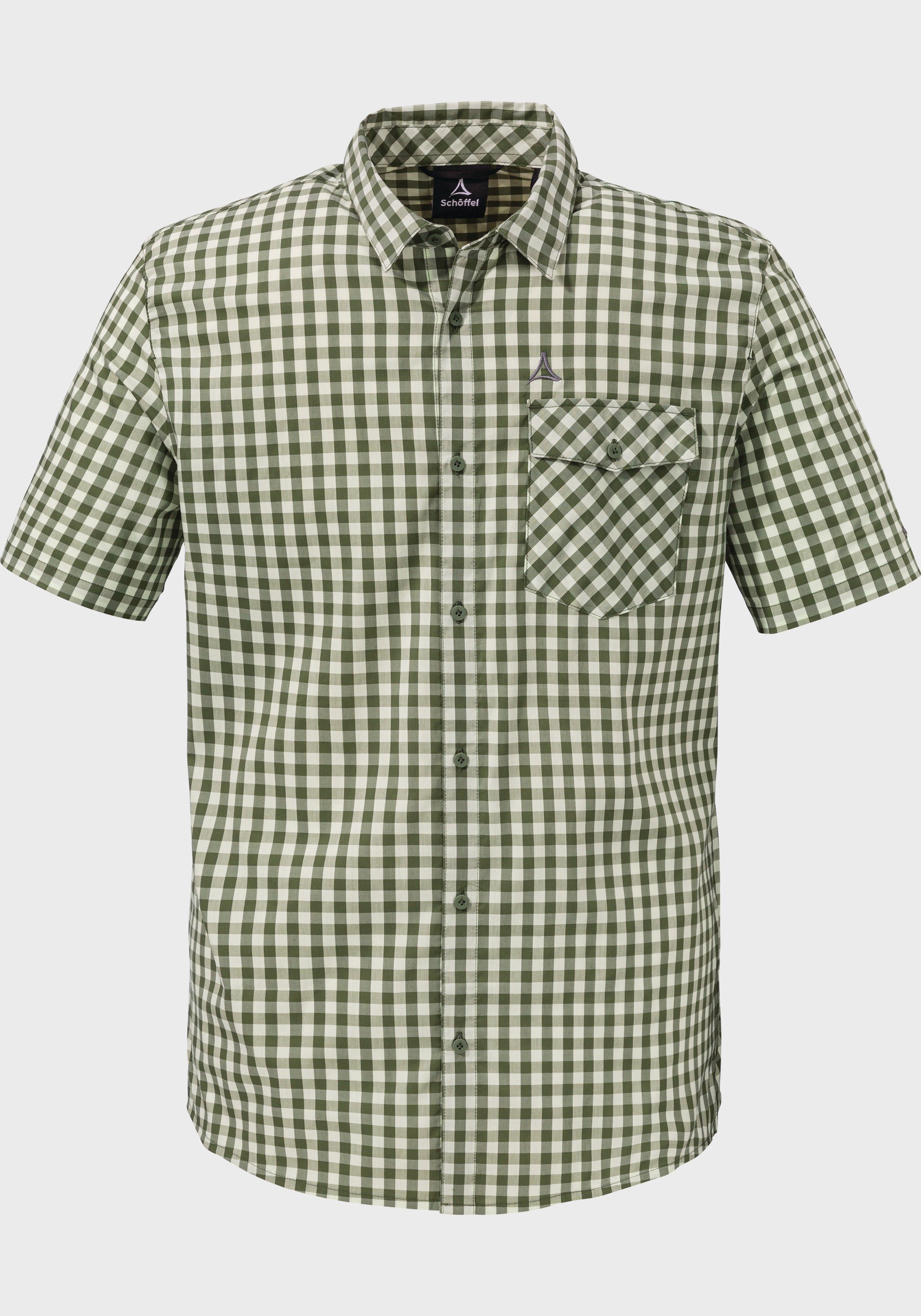 Schöffel Outdooroverhemd Shirt Trattberg SH M heren overhemden maat 52 groen