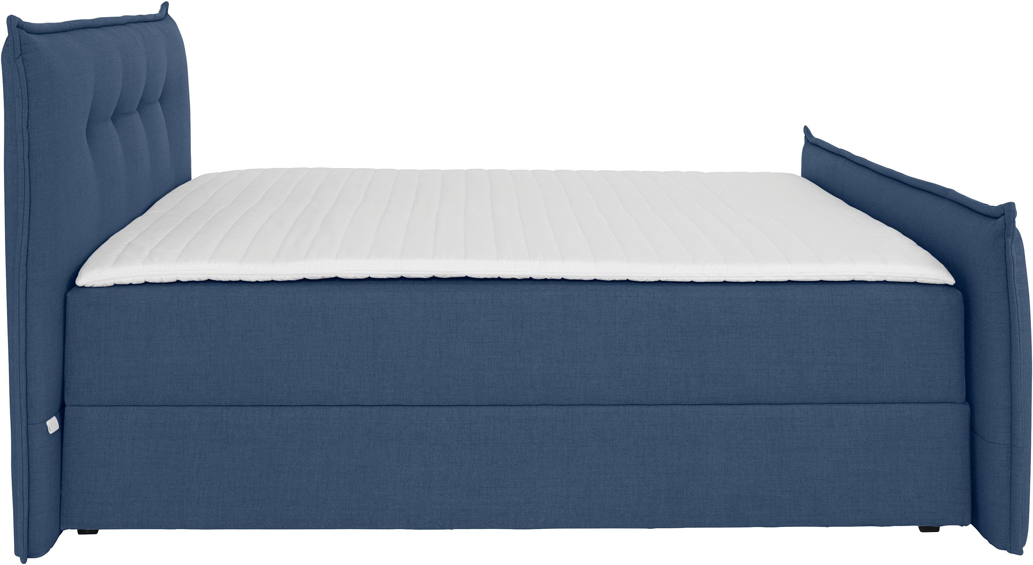 andas Boxspring Lichtgewicht inclusief voetbord, bedkist & topmatras, in 4 breedten en 2 hardheden