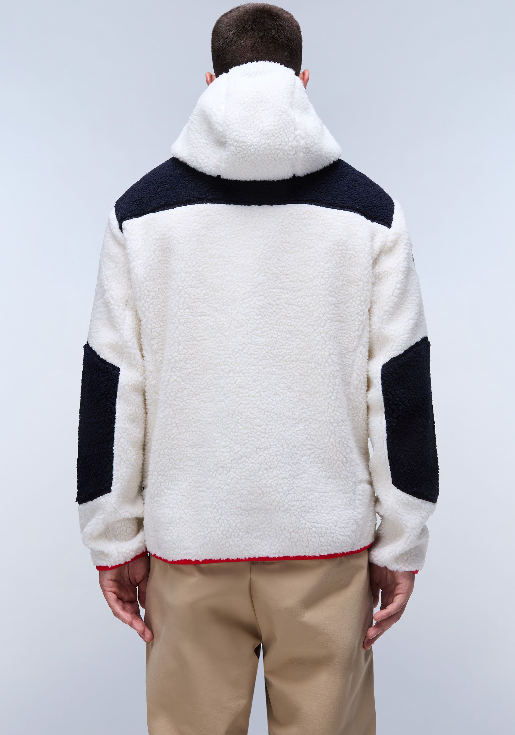 Napapijri Pluchen jack YUPIK met contrastkleurige details