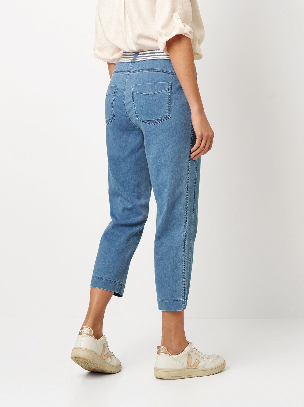 TONI 3/4 broek SUE met gestreepte band