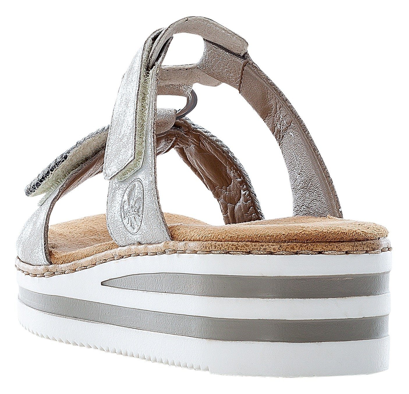 Rieker Slippers , sleehak, zomerschoen, slipper voor de zomer