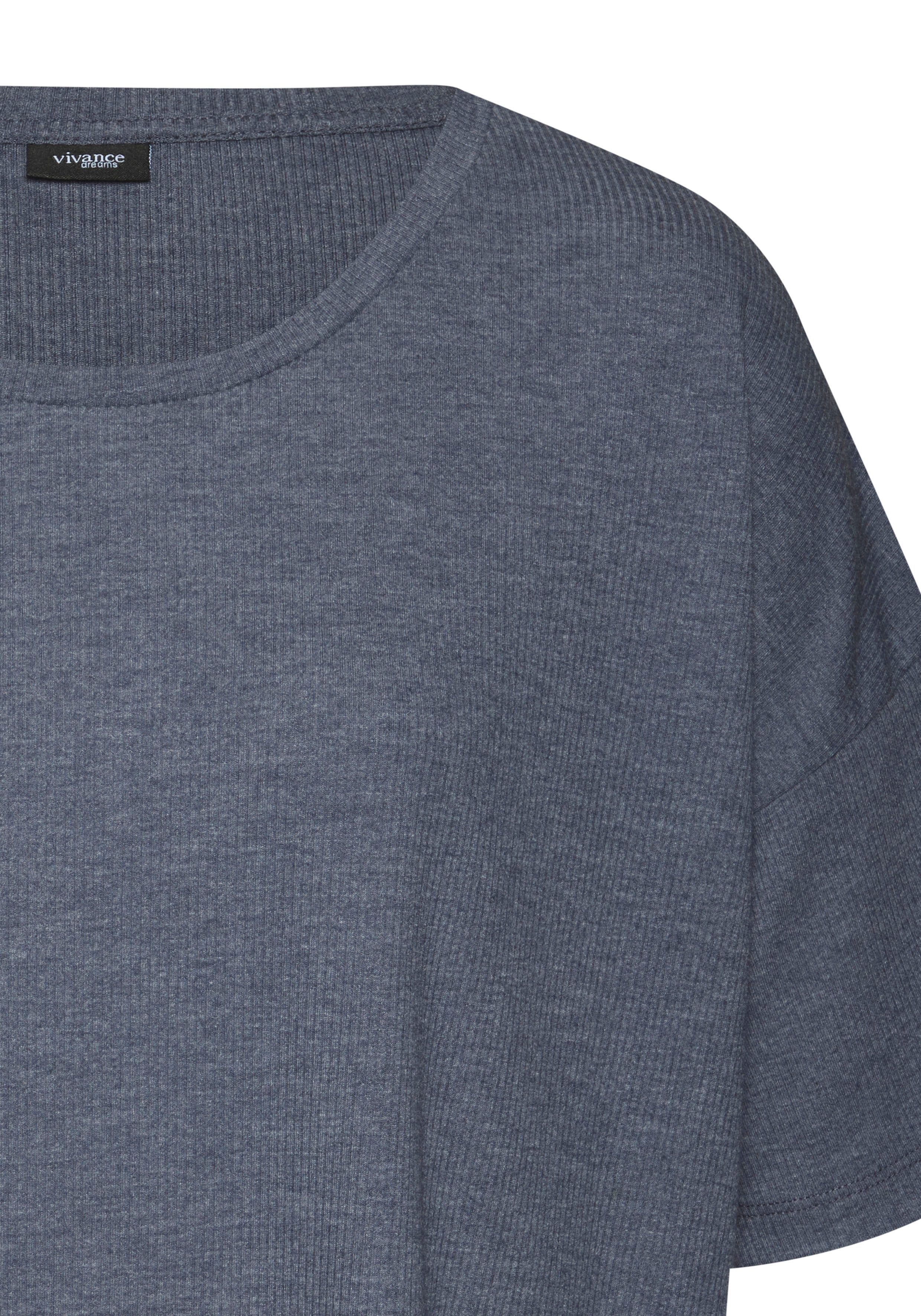 Vivance Dreams T-shirt in zachte ribkwaliteit
