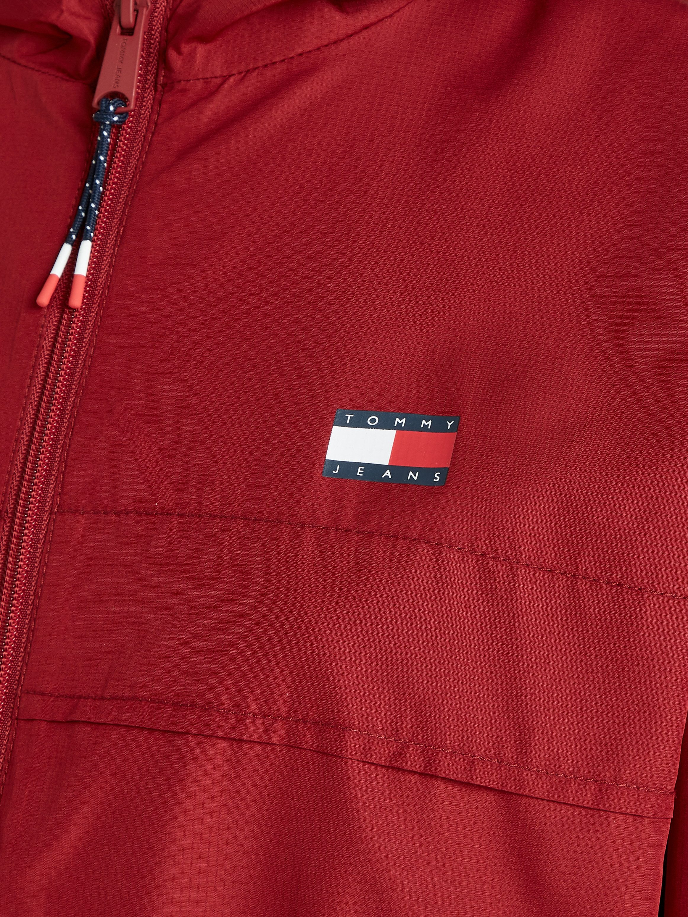 TOMMY JEANS Windbreaker TJW CRP LT CHICAGO in modieuze cropped vorm