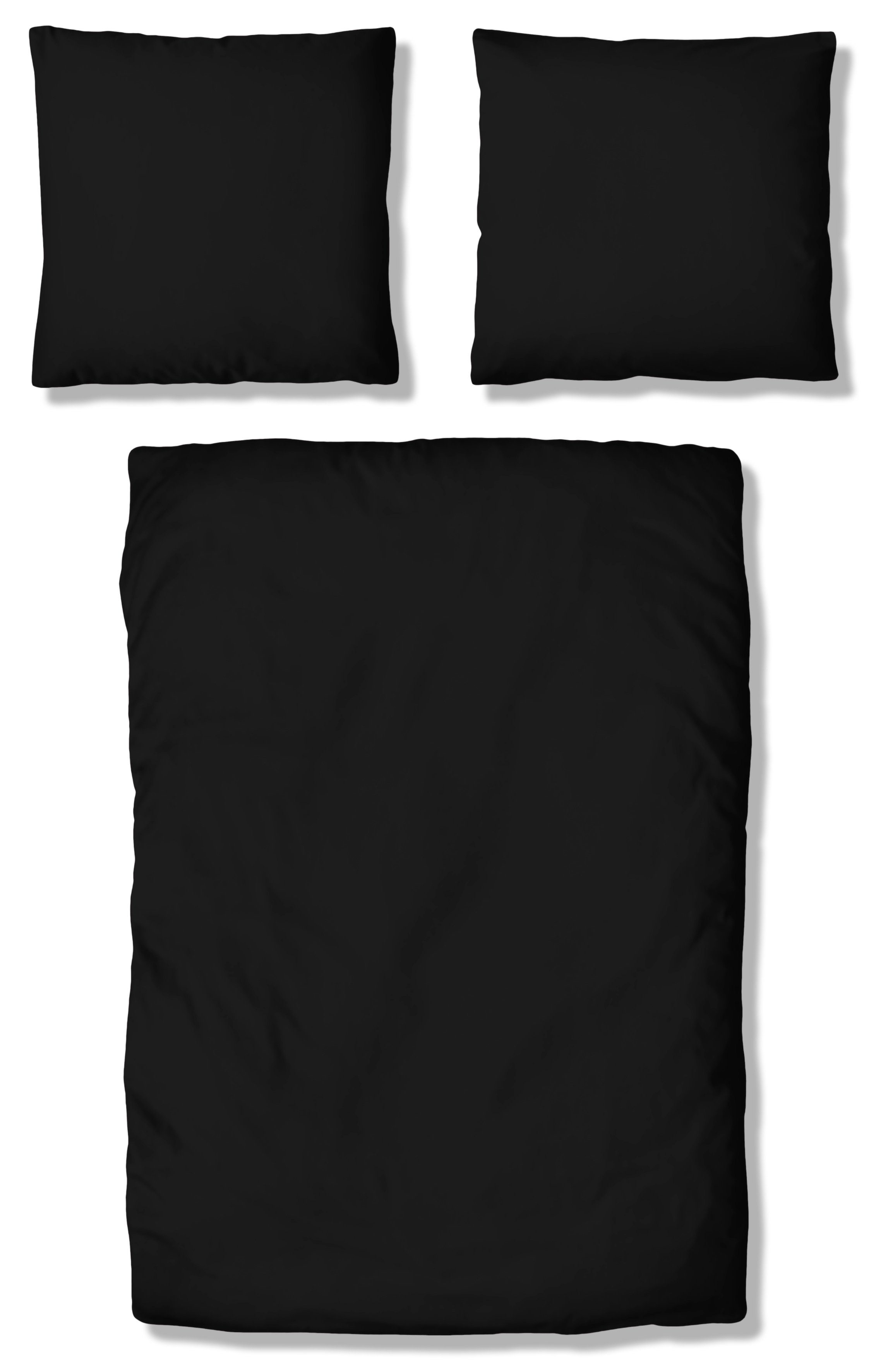 my home Overtrekset Desner Premium kwaliteit, 100 % polyester, zeer zacht, uni, vanaf 135x200 cm