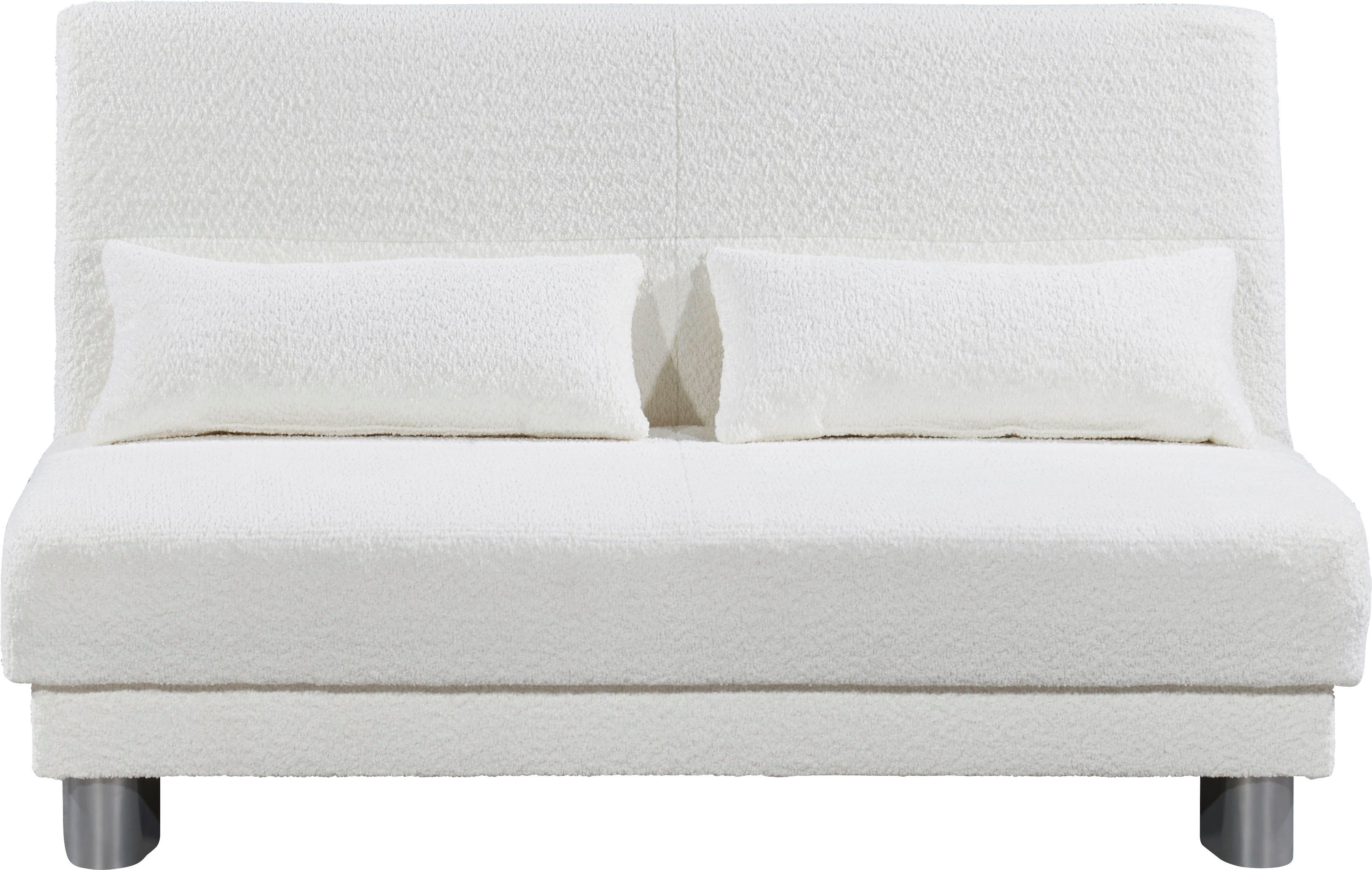 INOSIGN Slaapbank GINA in een handomdraai van bank in bed te veranderen wit, slaapbanken, Breedte ligoppervlak: 140 cm, Lengte ligoppervlak: 195 cm