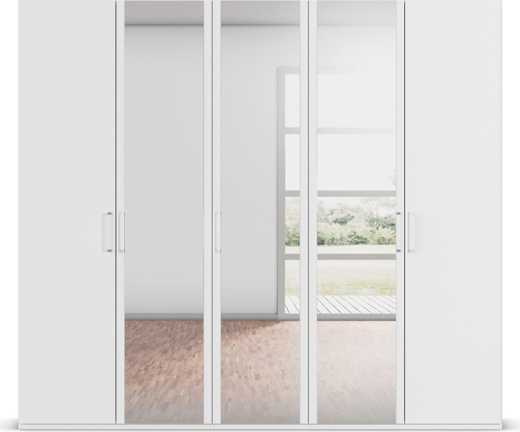 rauch Draaideurkast Kledingkast Kast Garderobe Slaapkamerkast EVELYN in elegante stijl, veel opbergruimte 3 breedtes en 2 hoogtes made in germany
