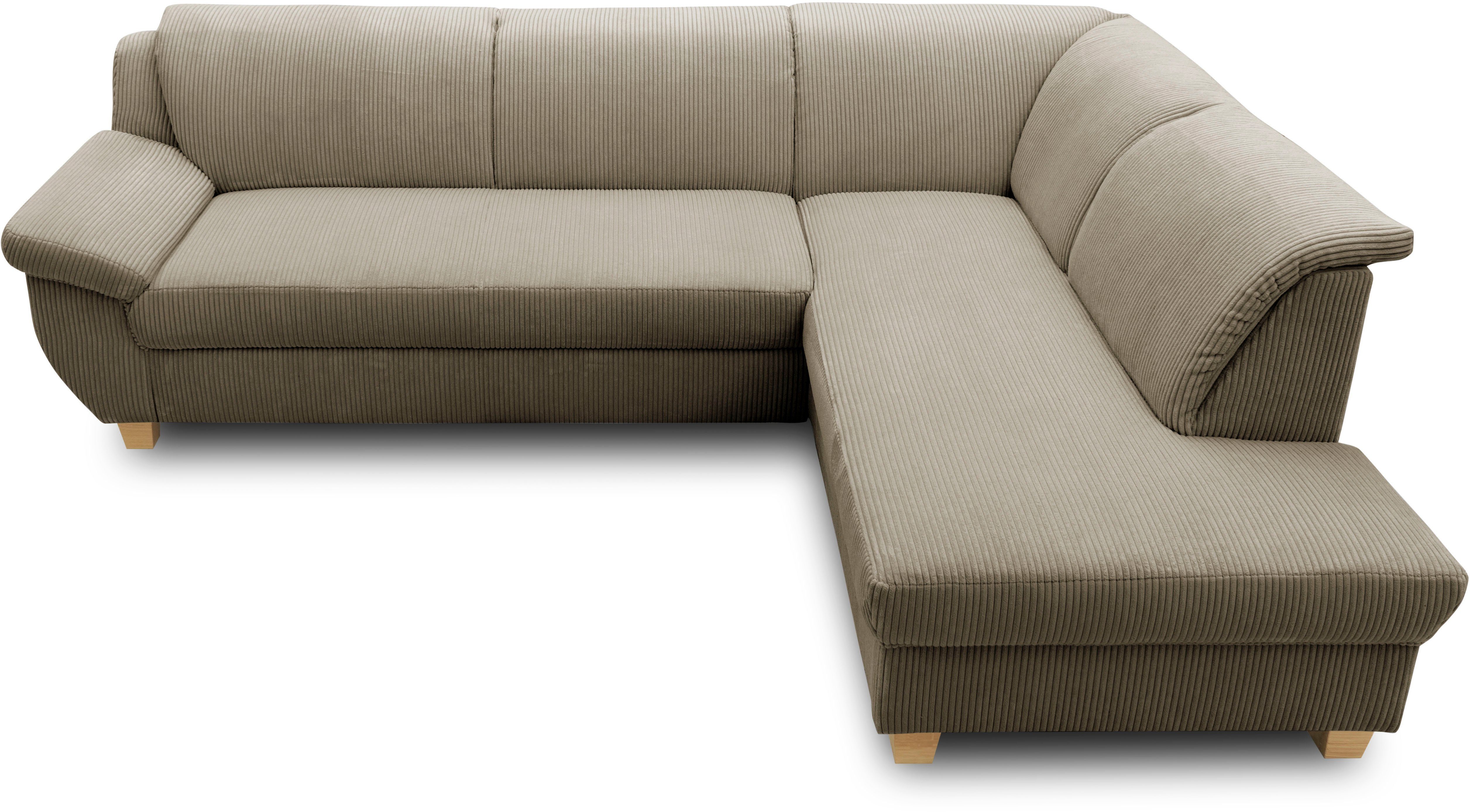 Home affaire Hoekbank Yesterday tijdloos en elegant, comfortabele armleuningen, L-vorm