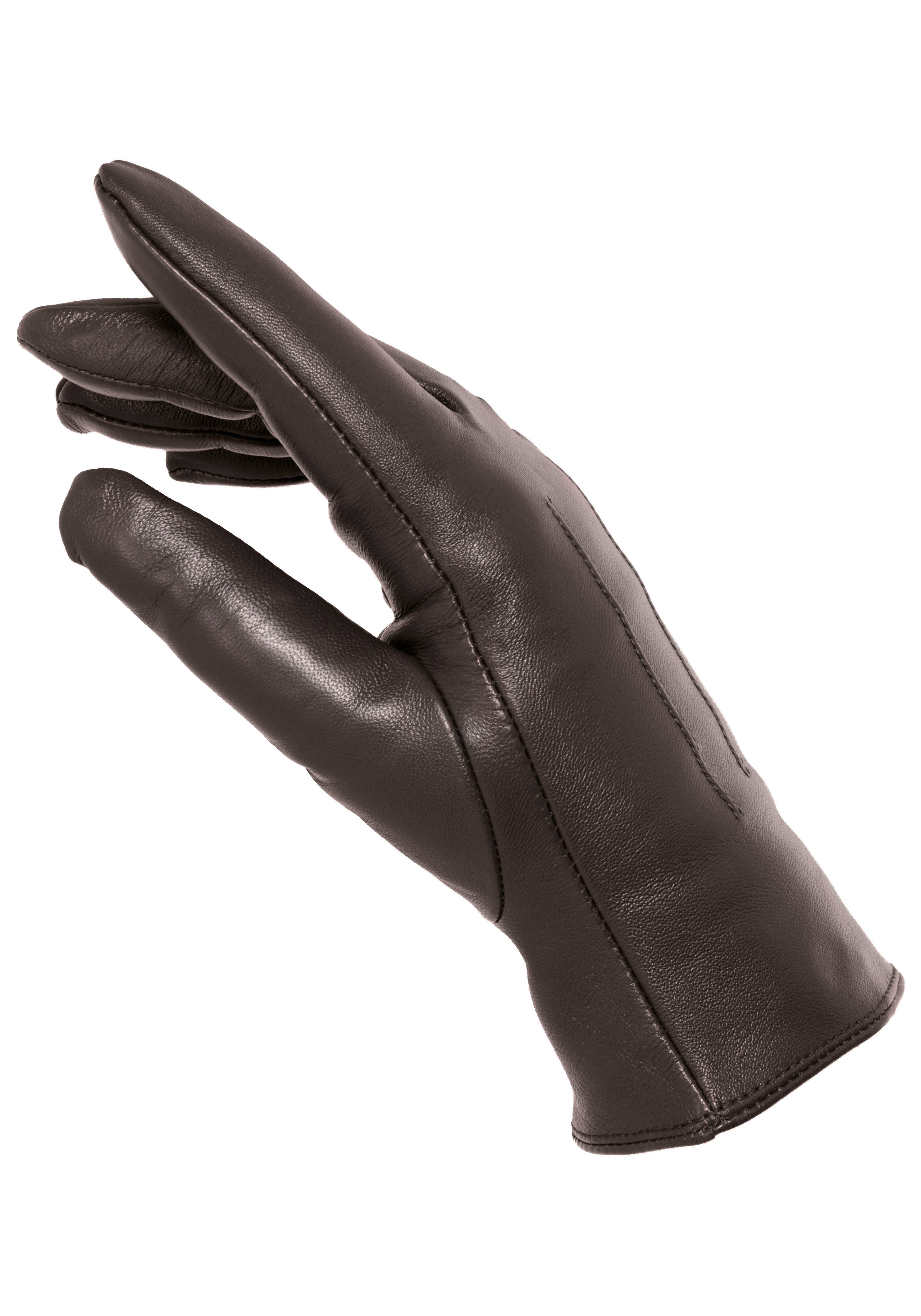 PEARLWOOD Leren handschoenen Zijslits voor comfortabel aantrekken