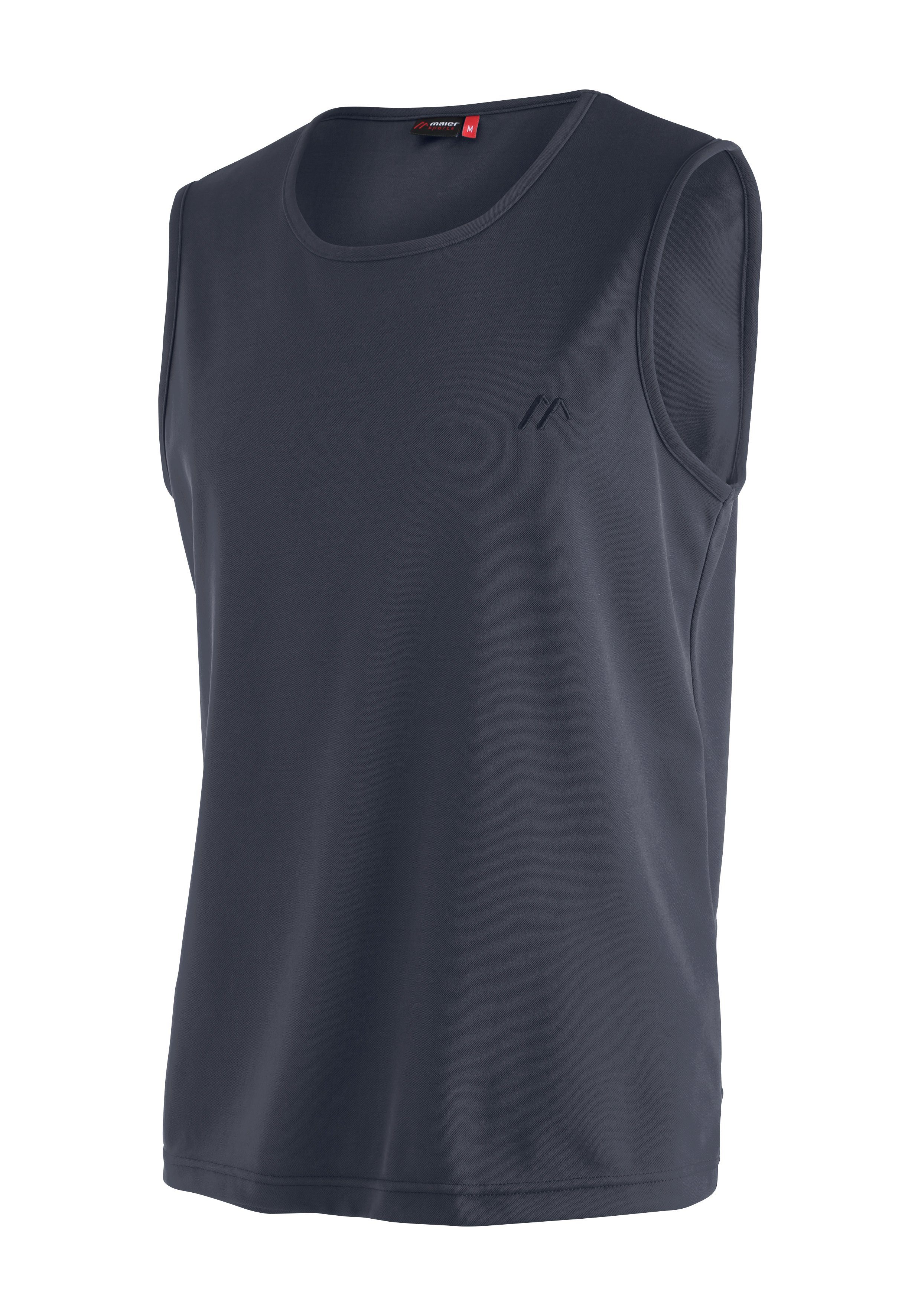 Maier Sports Functioneel shirt Peter Heren rondhals tanktop, pique outdoor-shirt, sneldrogend heren t-shirts maat XXXL blauw