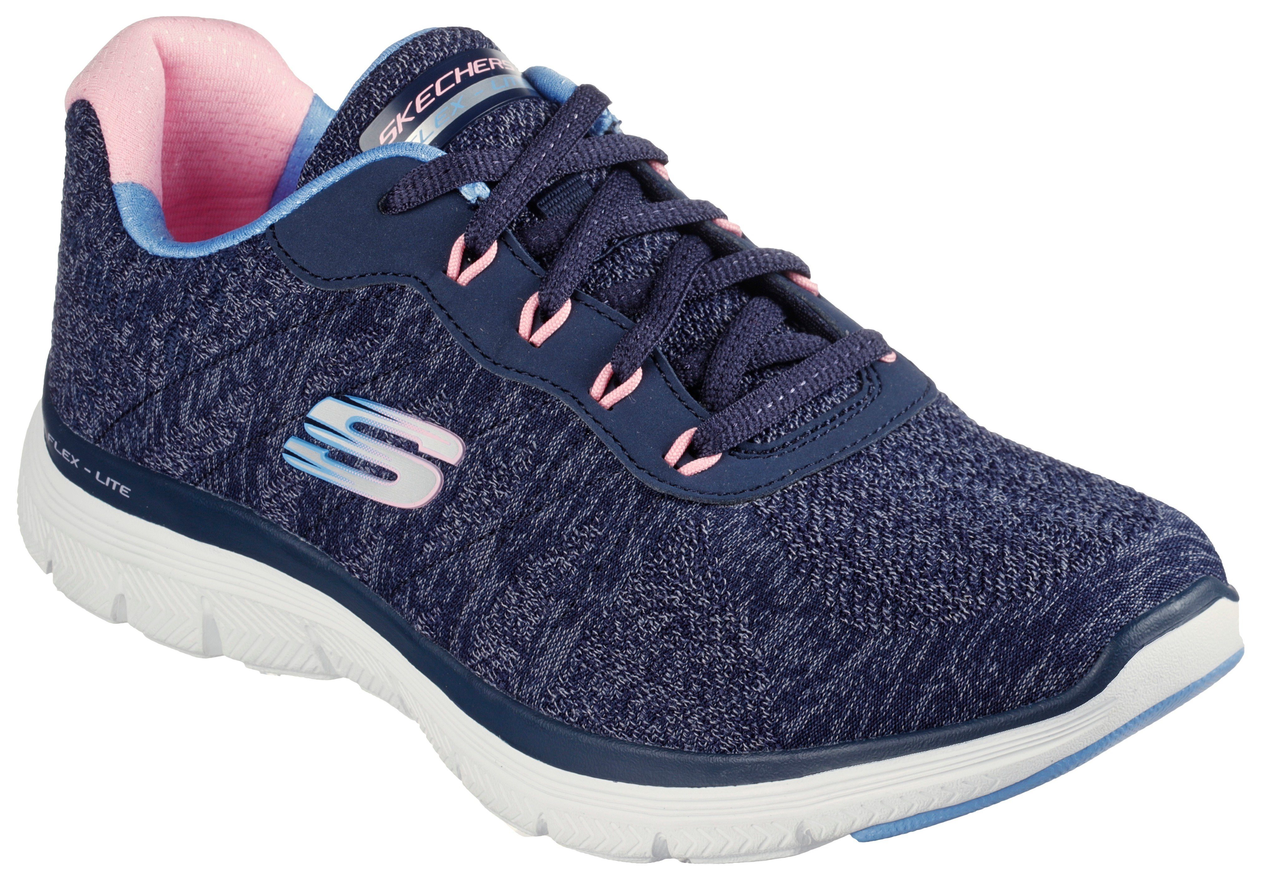 NU 21% KORTING: Skechers Sneakers FLEX APEEAL 4.0 FRESH MOVE met air cooled memory foam