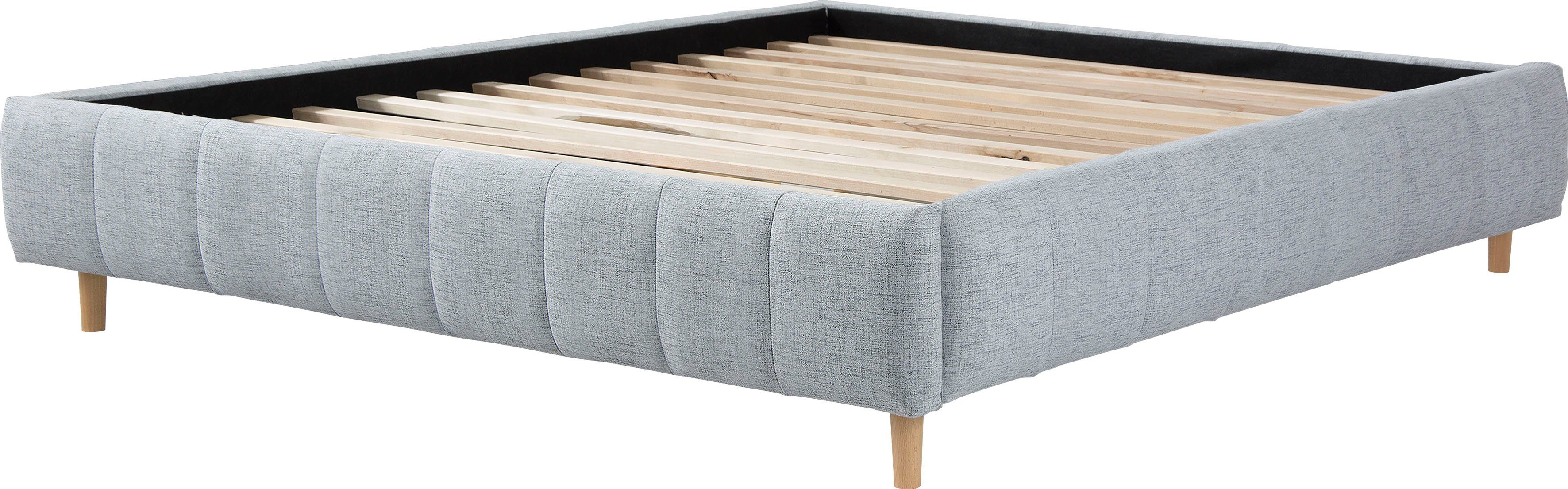andas Gestoffeerd bed Tarje in 5 breedten, ook in extra lang 220 cm, incl. lattenrol
