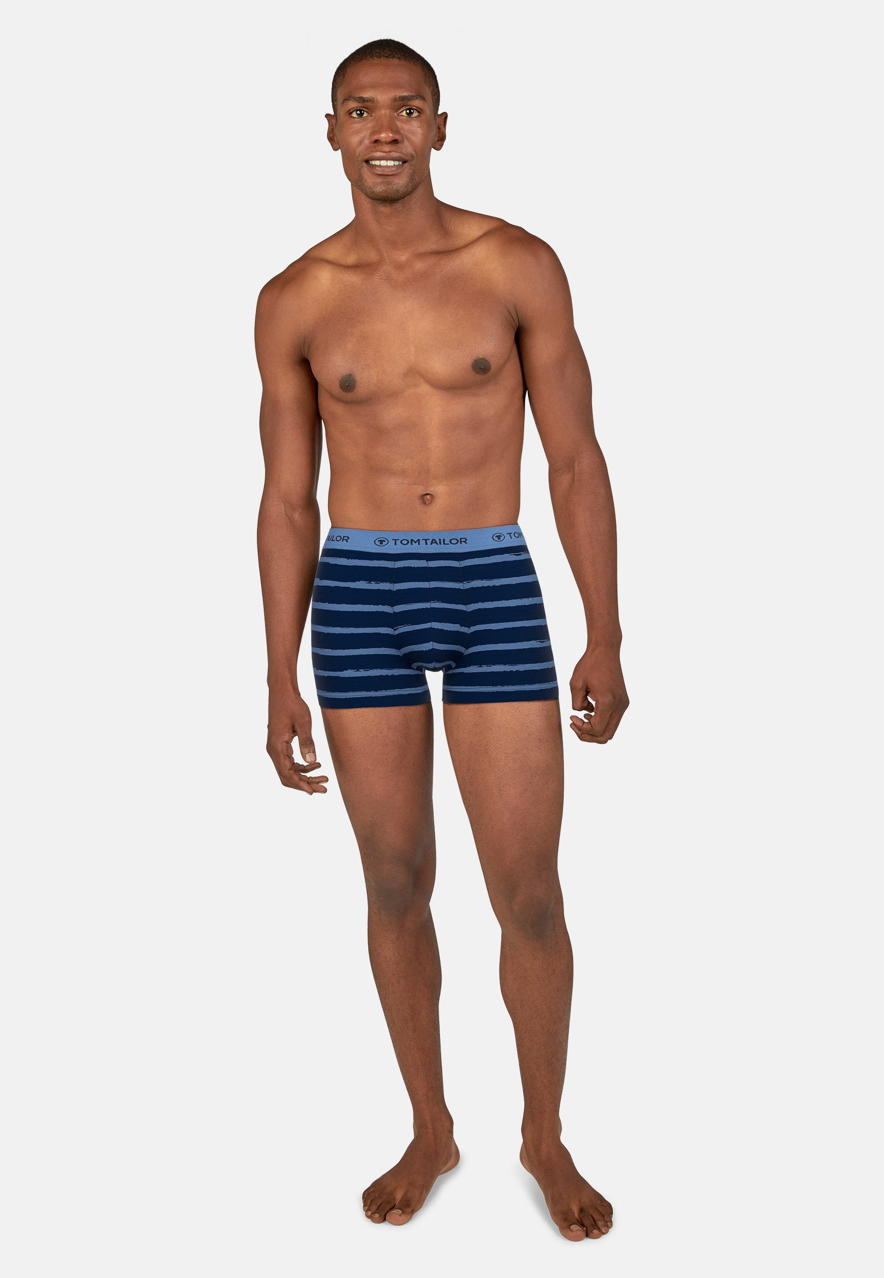 Tom Tailor Boxershort Buffer met logoband (Set van 3)