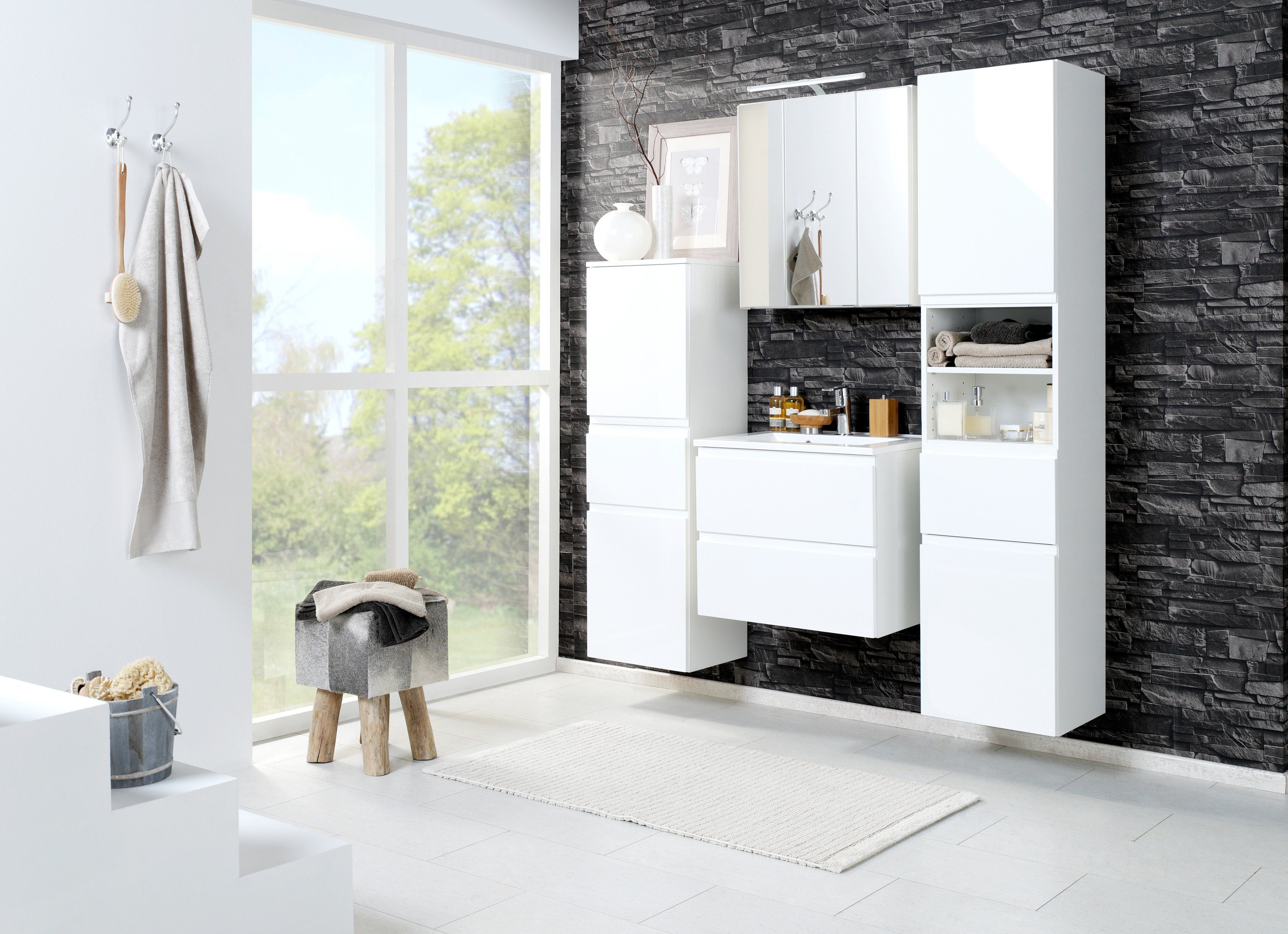 welltime Halfhoge kast Cardiff Breedte 65 cm, met soft-closefunctie