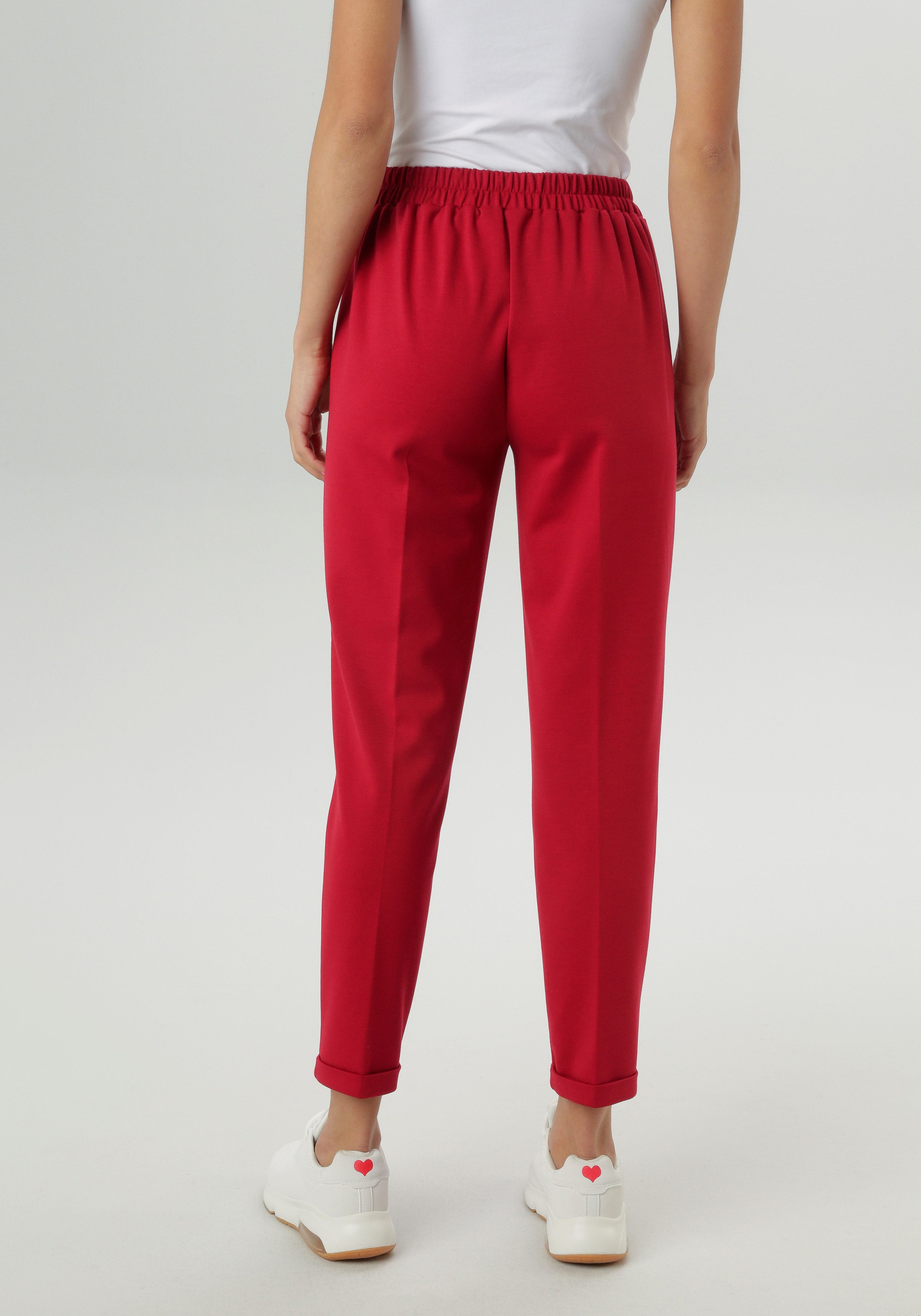 Aniston SELECTED Comfortbroek met plooien