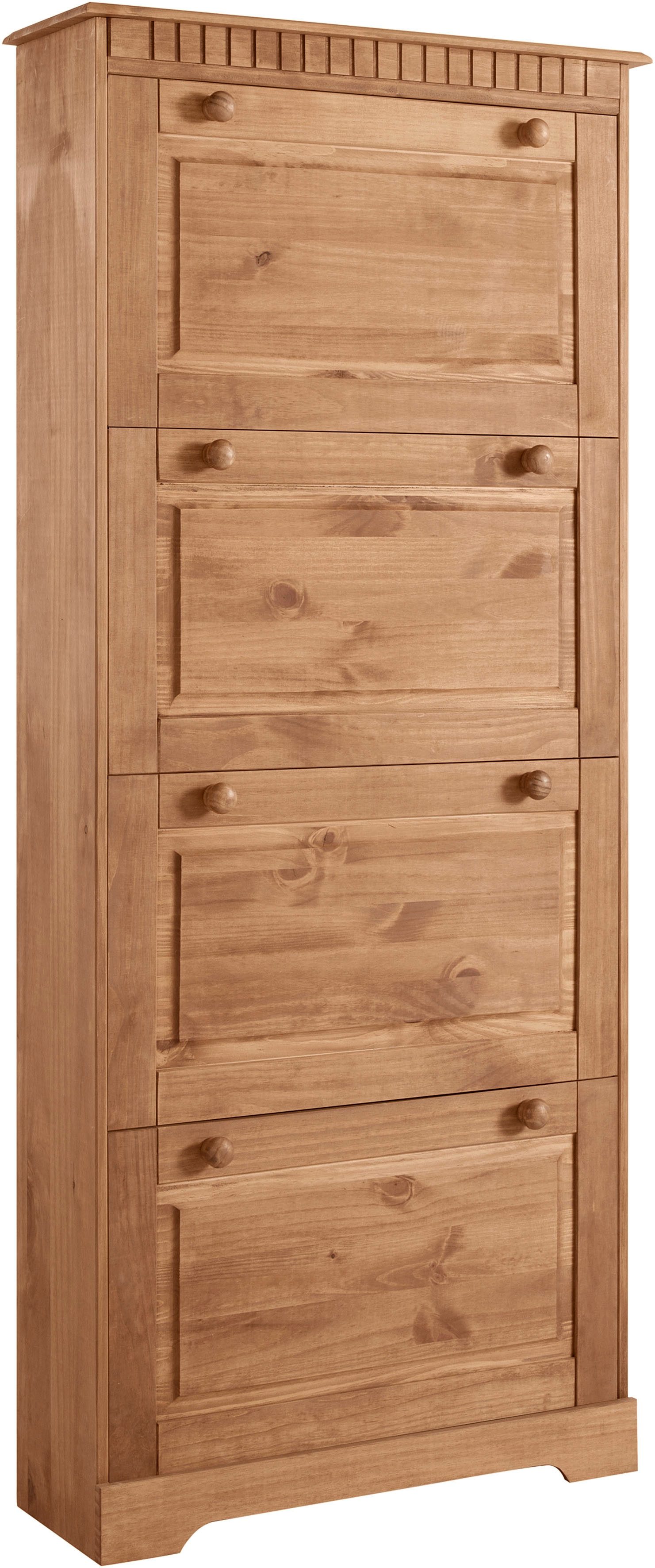 Home affaire Schoenenkast Lisa met 4 kleppen, hoogte 172 cm, breedte 75 cm