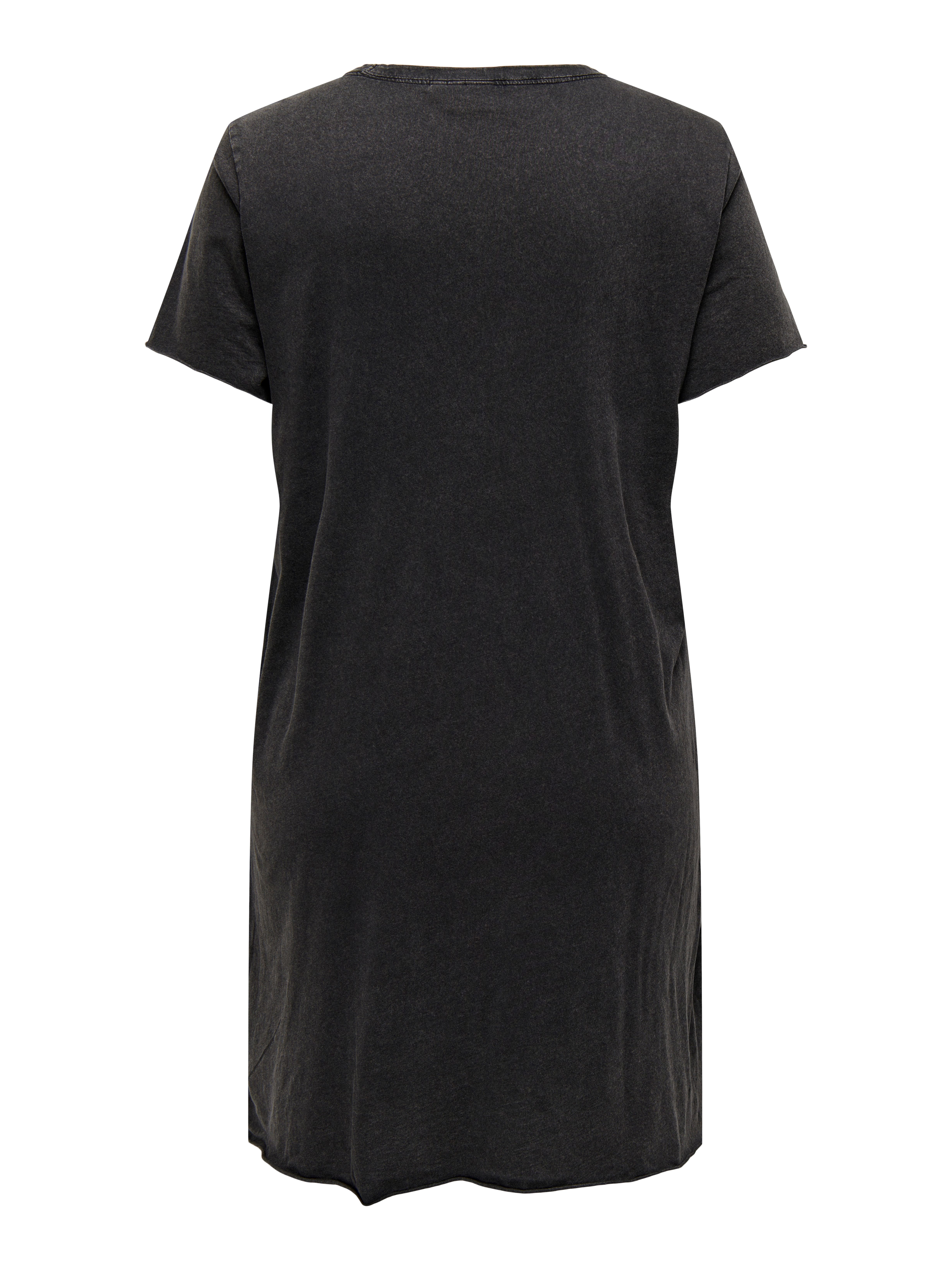 ONLY CARMAKOMA Shirtjurk CARLUCY LIFE SS T-SHIRT DRESS JRS NOOS