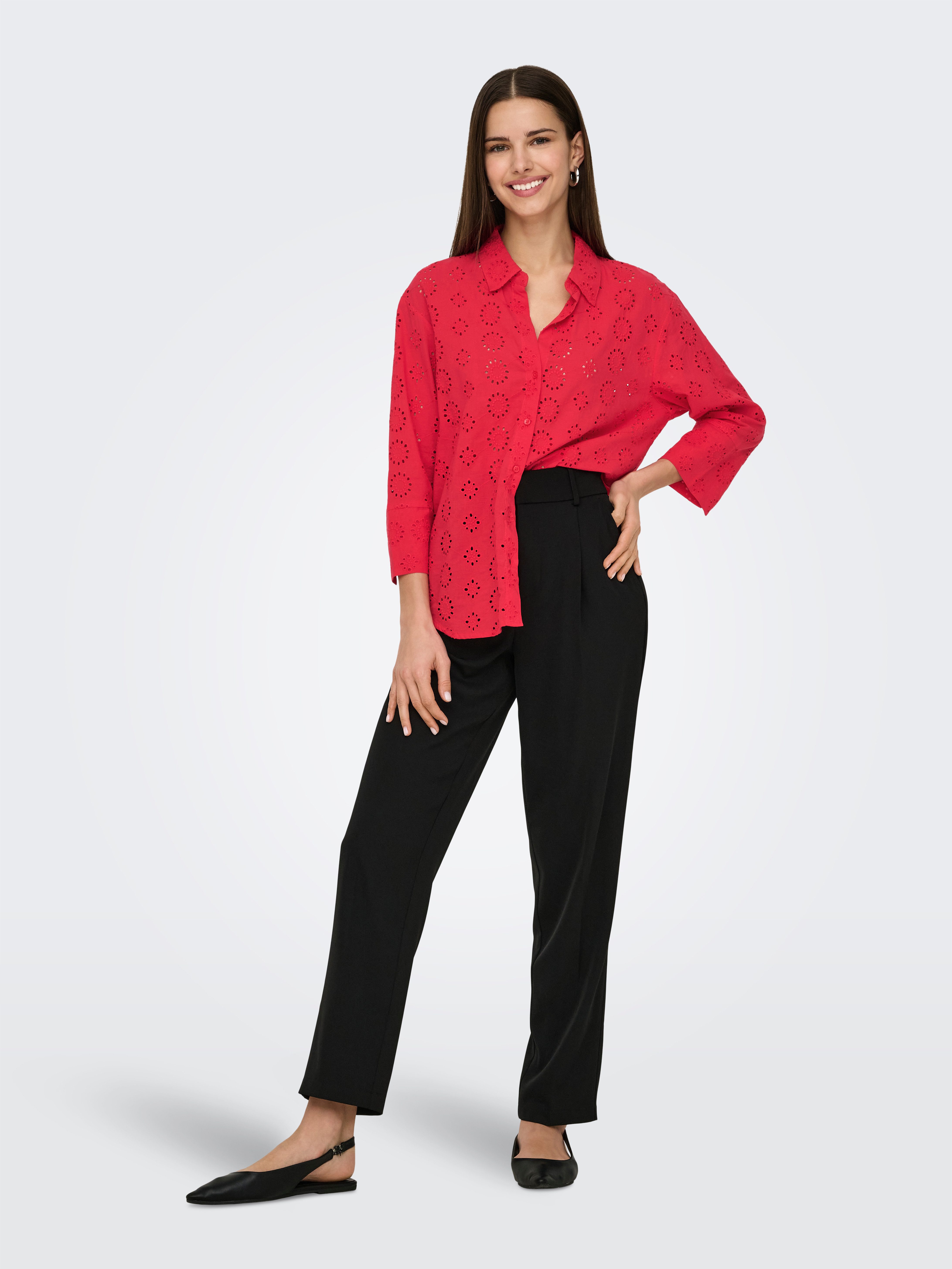 JDY Overhemdblouse JDYTALLIE 3/4 LONG SHIRT WVN NOOS