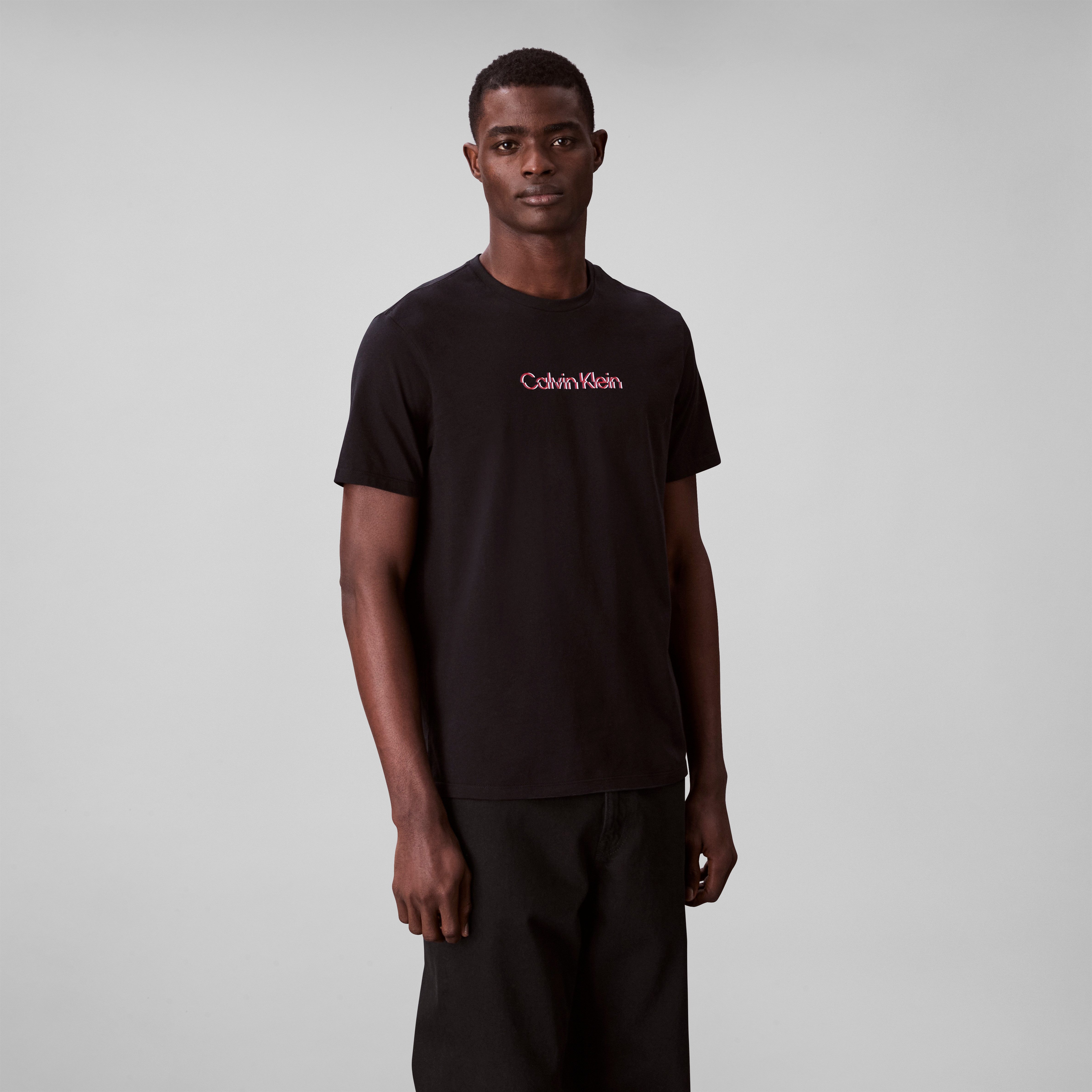 Calvin Klein T-shirt SS GLITCHED LOGO EU CLASSIC TEE