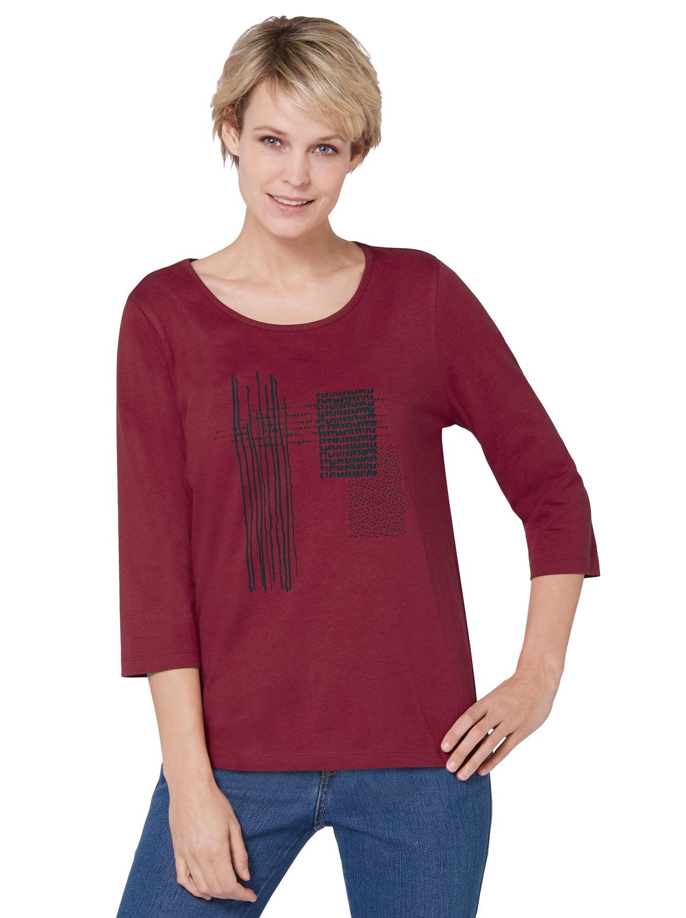 Classic Basics Shirt met 3 4 mouwen Shirt met 3 4-mouwen (1-delig)