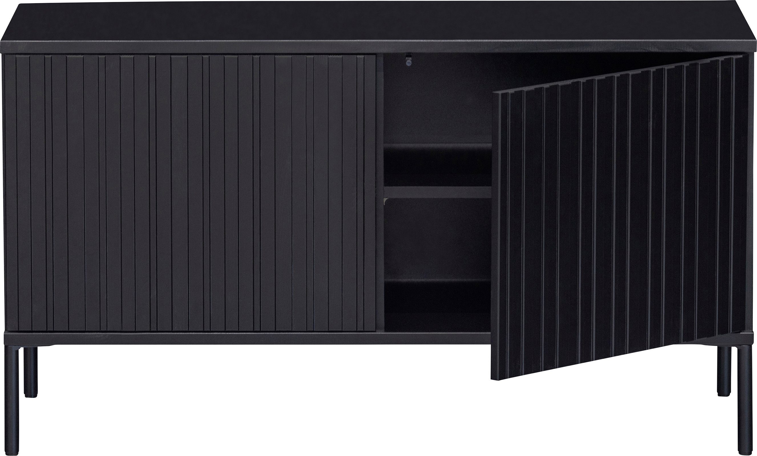 WOOOD Dressoir New Gravure, TV-commode, breedte 100 cm of 150 cm Commode hoogte 56 cm, met grafische reliëfdeuren, veel opbergruimte