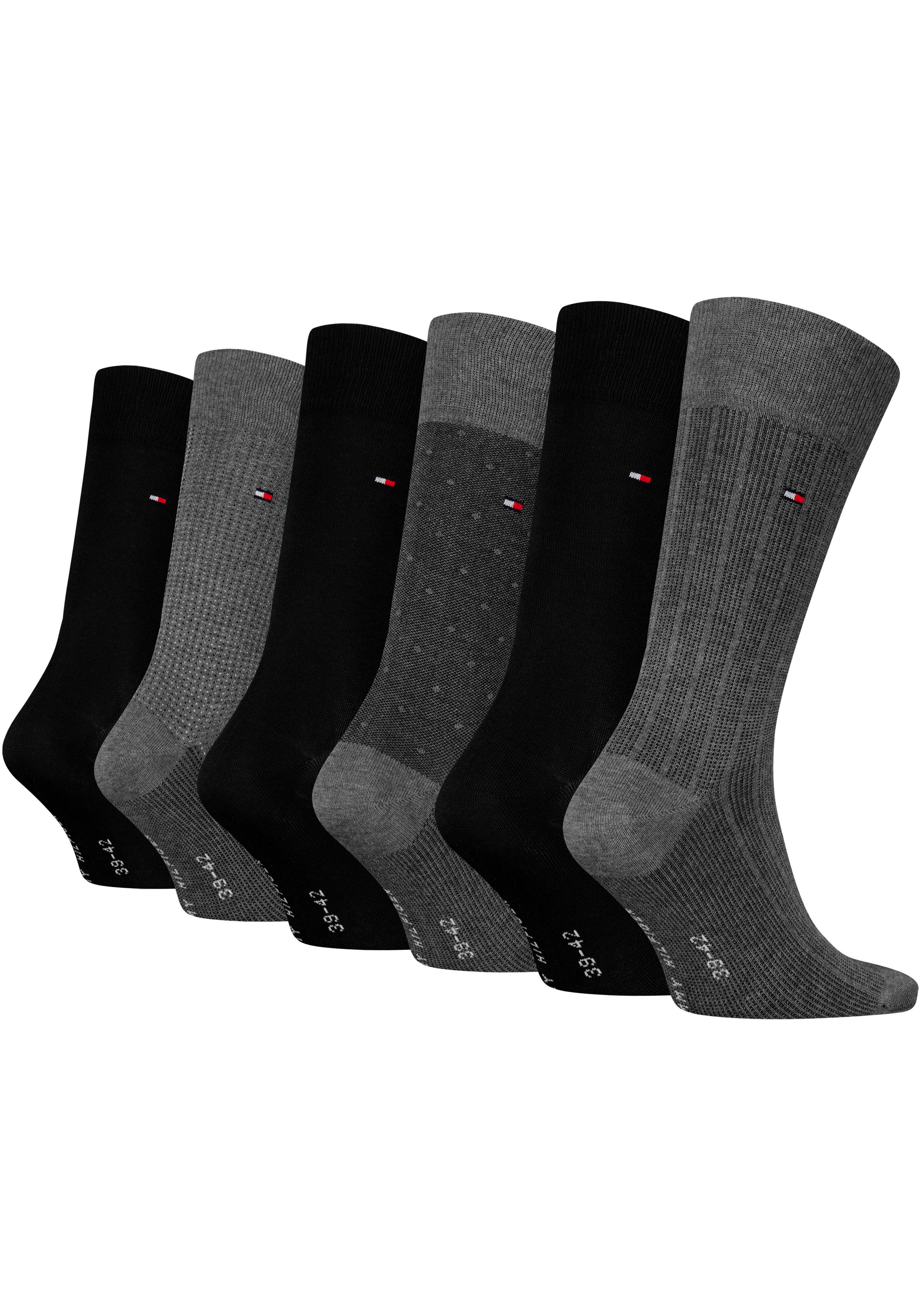 Tommy Hilfiger Sokken TH MEN SOCK 6P TIN GIFTBOX BIRDSEYE (box, 6 paar)