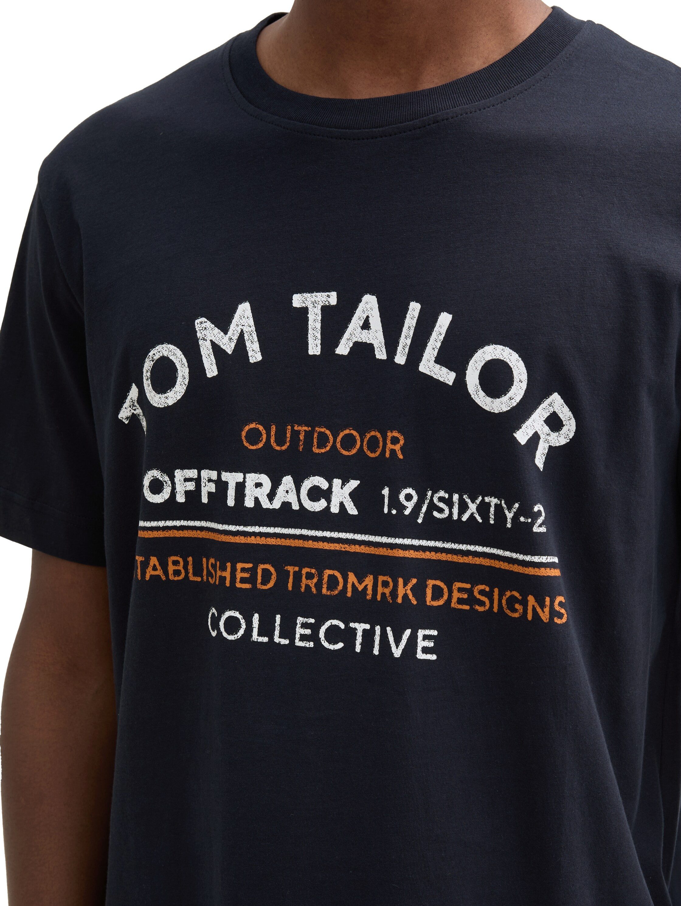 Tom Tailor Shirt met print met frontprint