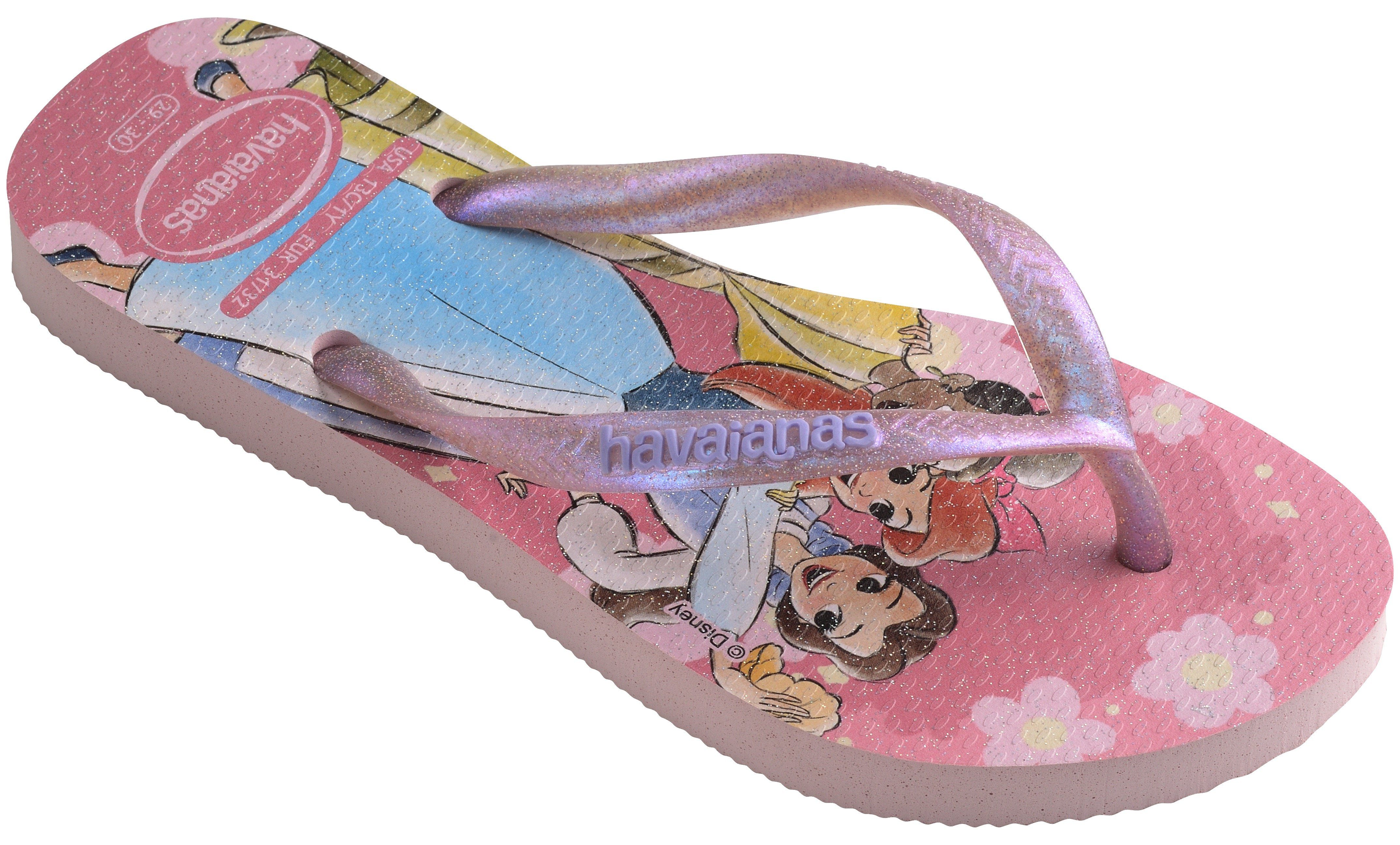 Havaianas Teenslippers KIDS SLIM PRINCESS , zomerschoenen, badschoen, vakantie, met schattig prinsessendesign