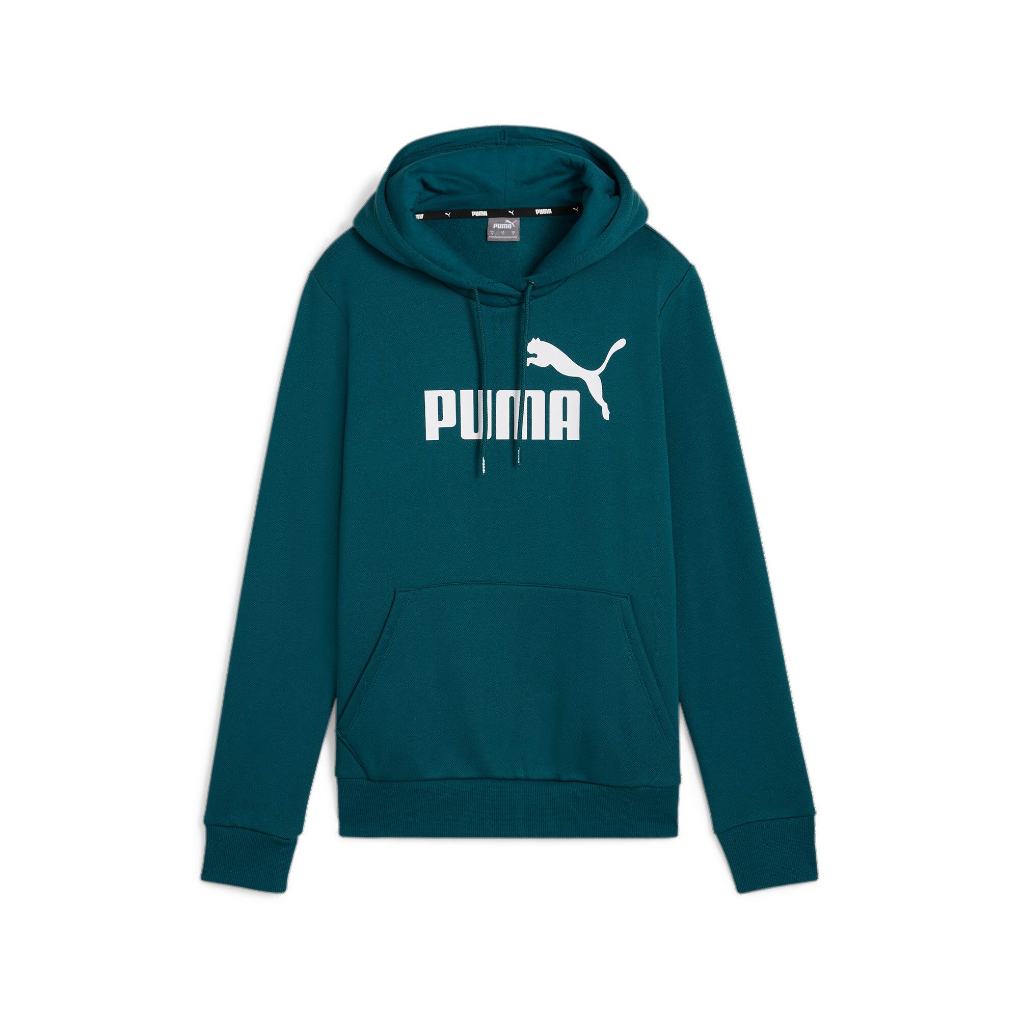 Puma Essentials Logo Hoodie Groen Vrouwen Blue Dames