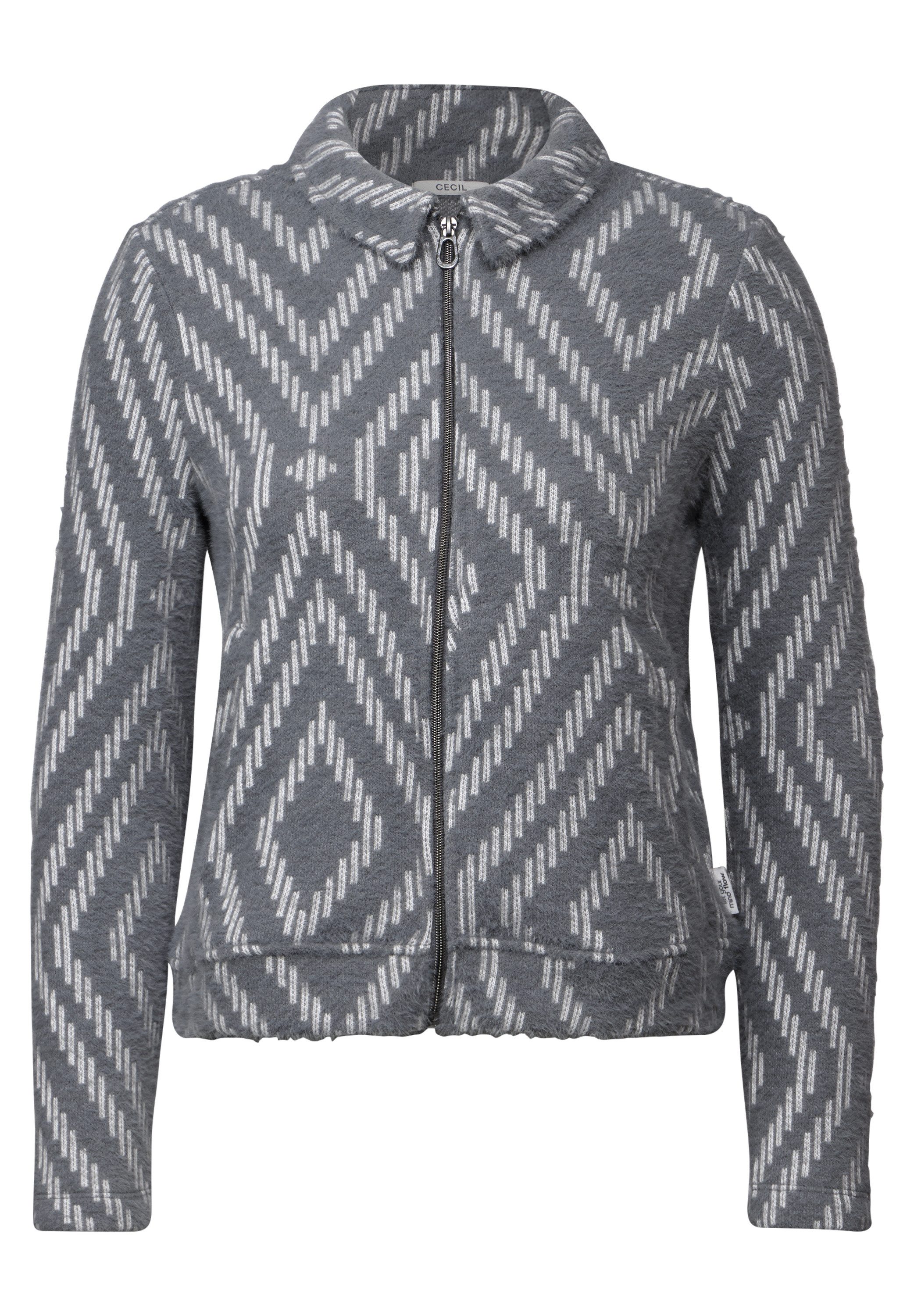 Cecil Cardigan met grafisch patroon