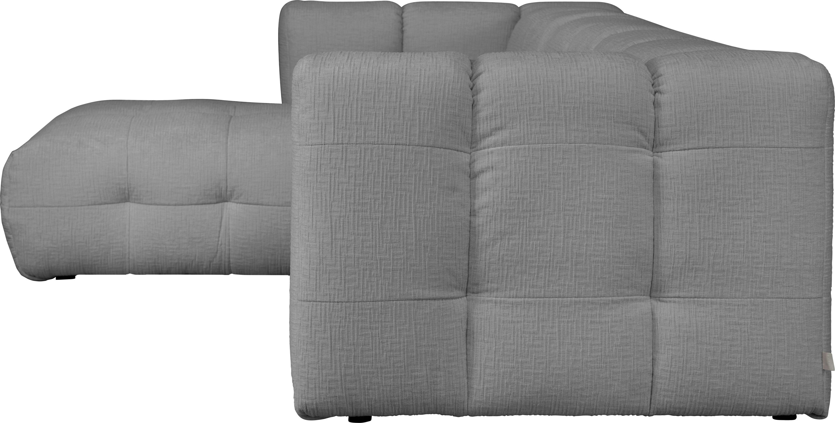 LeGer Home by Lena Gercke Hoekbank TALISHA L-vorm designerbank, moderne quilt, B/D/H: 276/178/75 cm