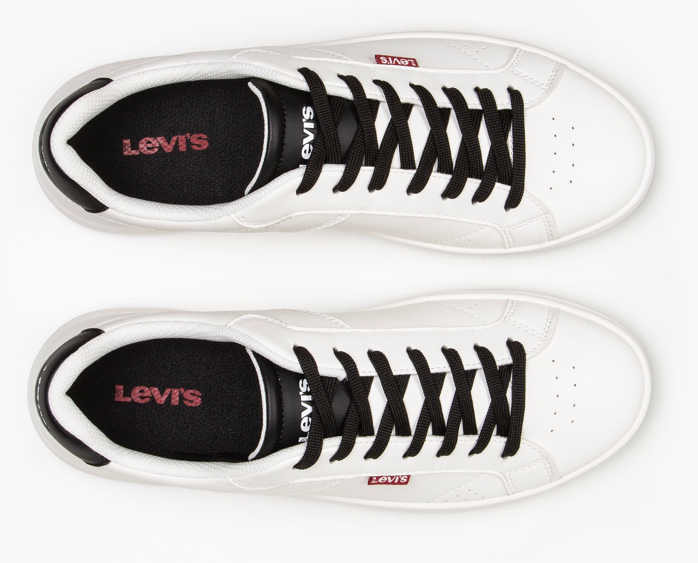 Levi's® Sneakers RUCKER vrijetijdsschoen, lage schoen, veterschoen met rood label