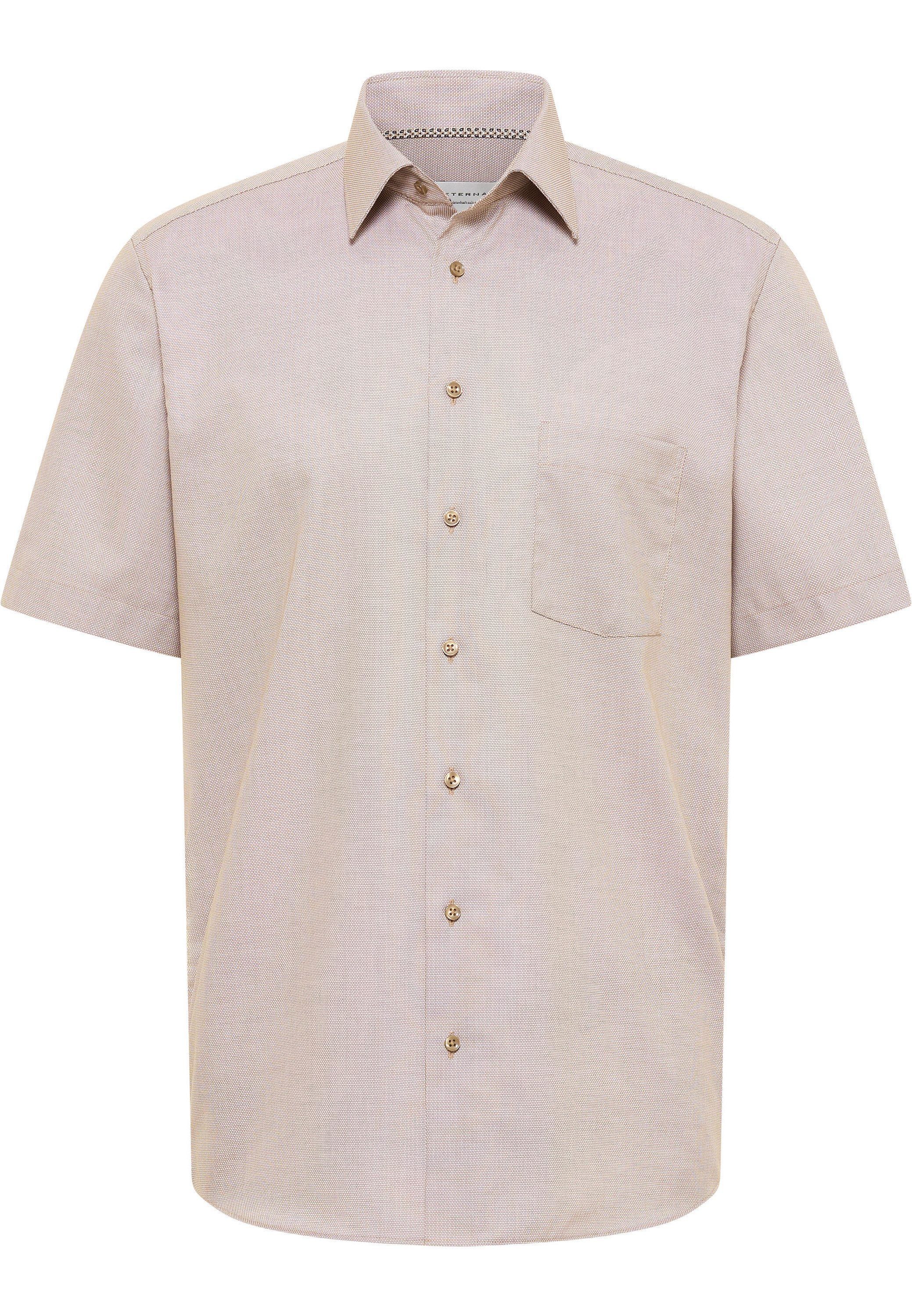 Eterna Overhemd met korte mouwen MODERN FIT NON IRON (strijkvrij)