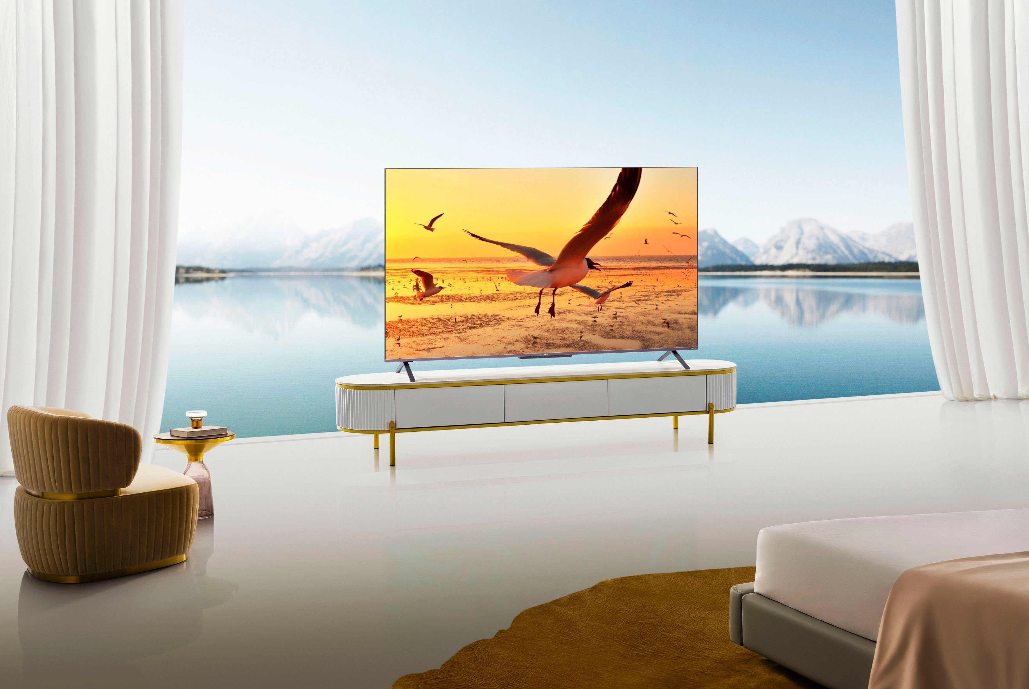 TCL QLED-TV 50C722X1, 126 cm / 50", 4K Ultra HD, Smart TV - Android TV, Android 11, Onkyo-geluidssysteem