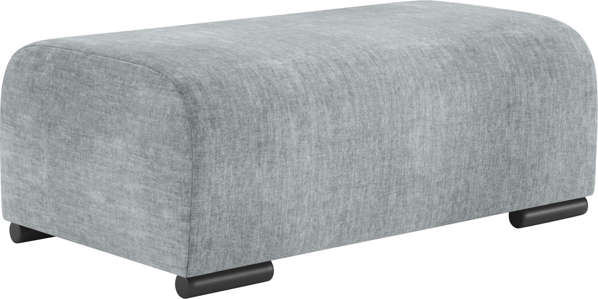 Mr. Couch Hockerbank Sundance met comfortabele boxspring-pocketveringkern, passend bij het garnituur hockers grijs