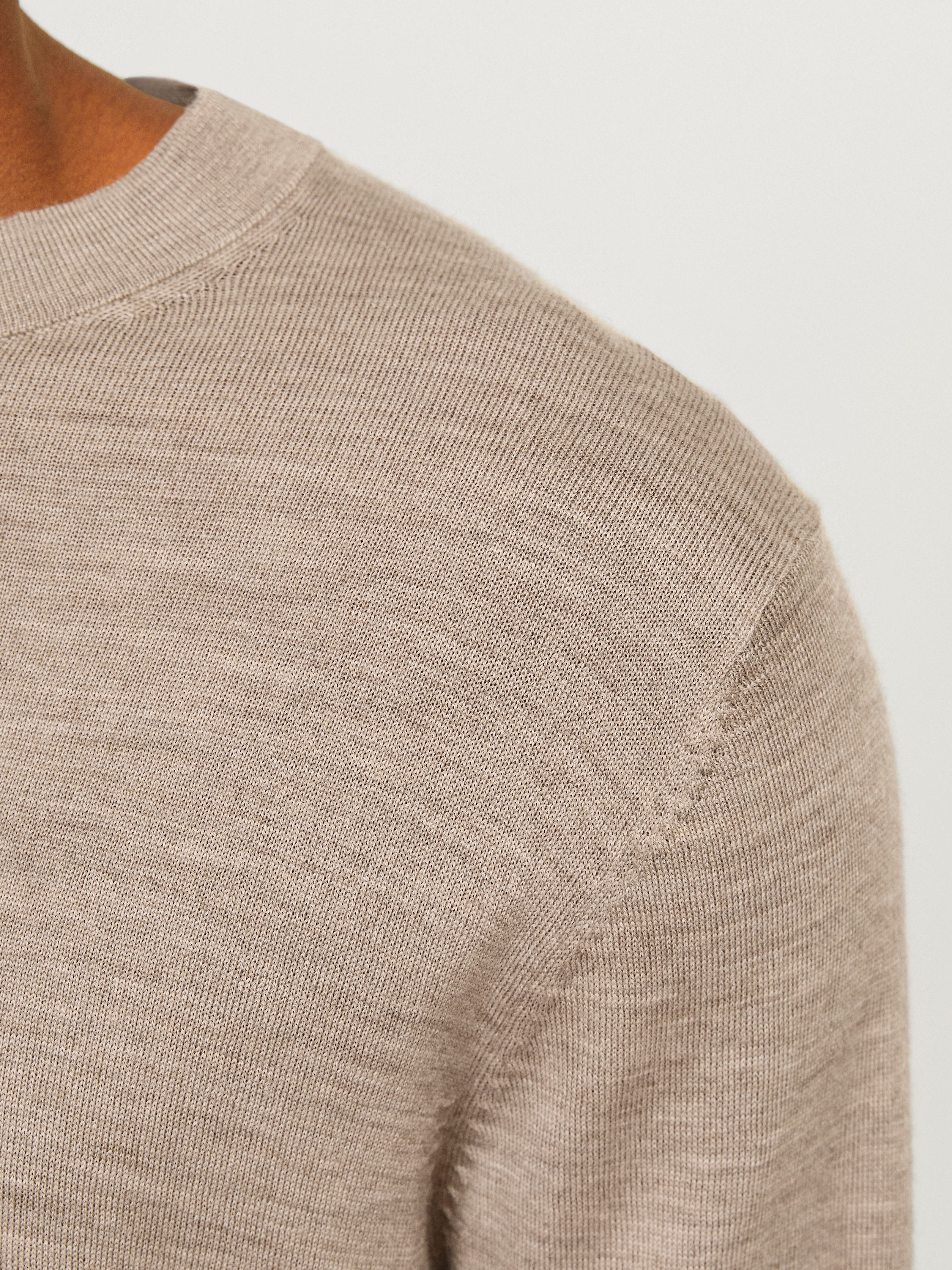 Jack & Jones Trui met ronde hals JPRBLAMARK MERINO KNIT CREW NECK LN
