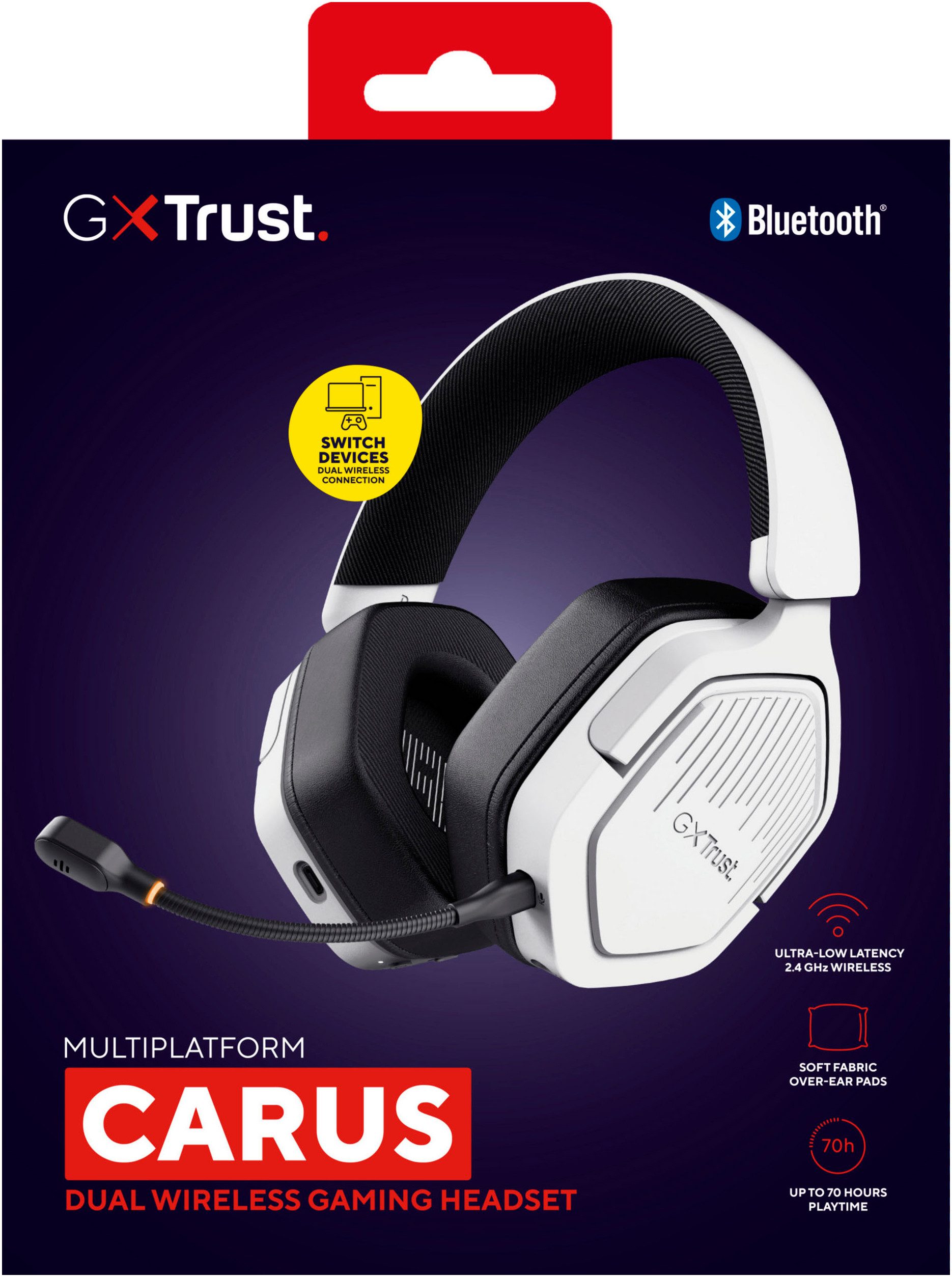 Trust Gaming-headset GXT 493W Carus